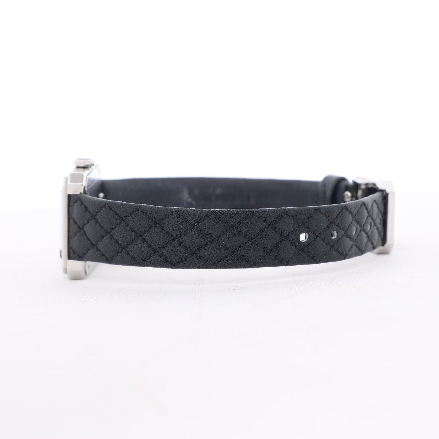 Chanel Boyfriend H6955 KTF95332 SS & Leder QZ Uhr mit silbernem Zifferblatt