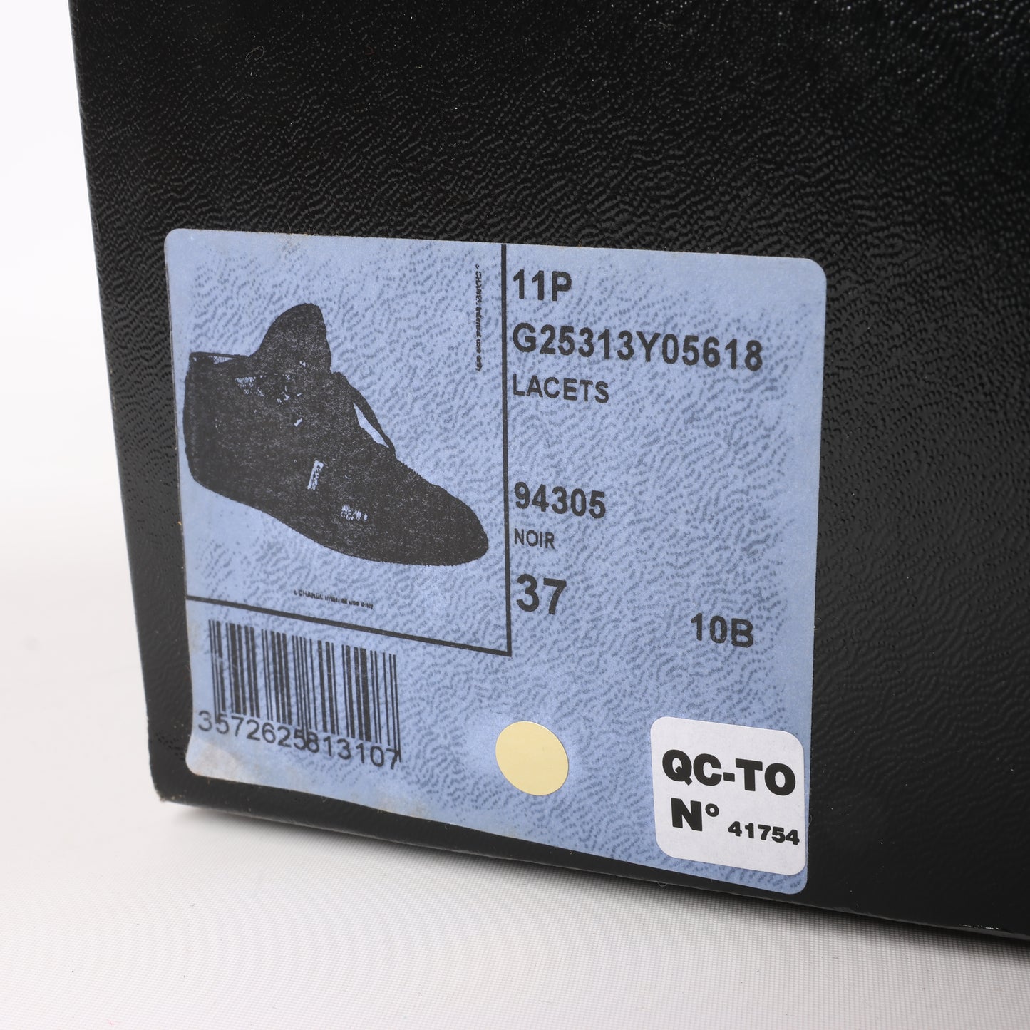 CHANEL Coco Mark 11P Wildleder x Leder Sneakers 37 in Schwarz G25313
