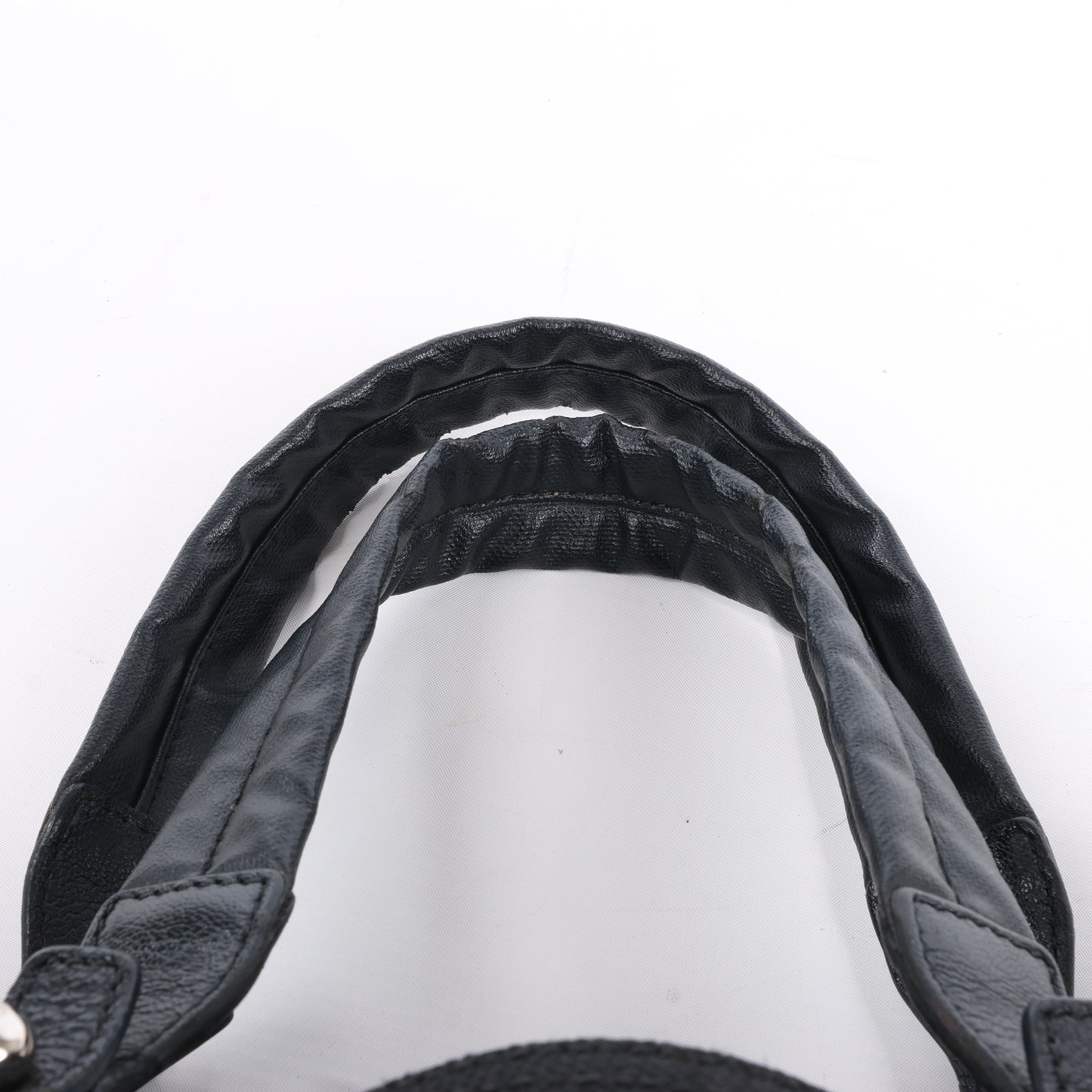 Chanel Paris Biarritz MM Coating Canvas Umhängetasche in Schwarz