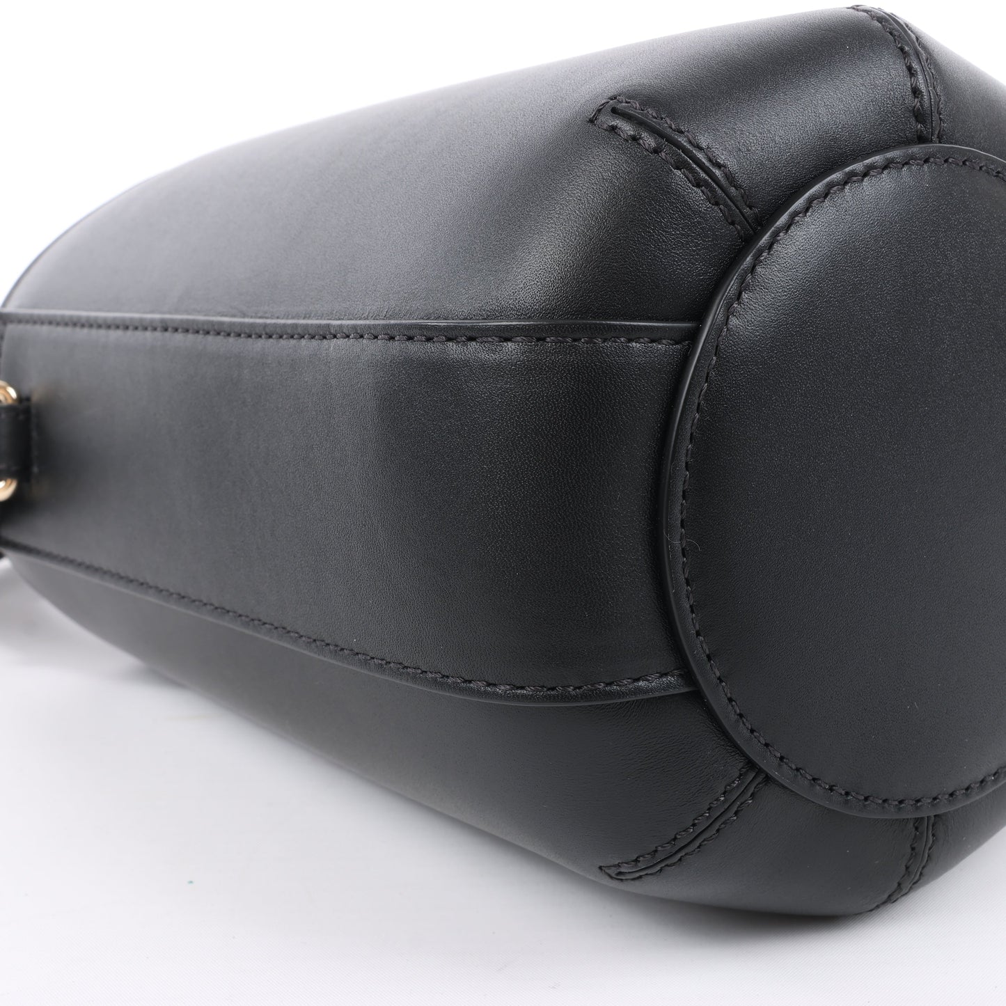 Chloe Sense Buckets Leather 2Way Handbag in Black