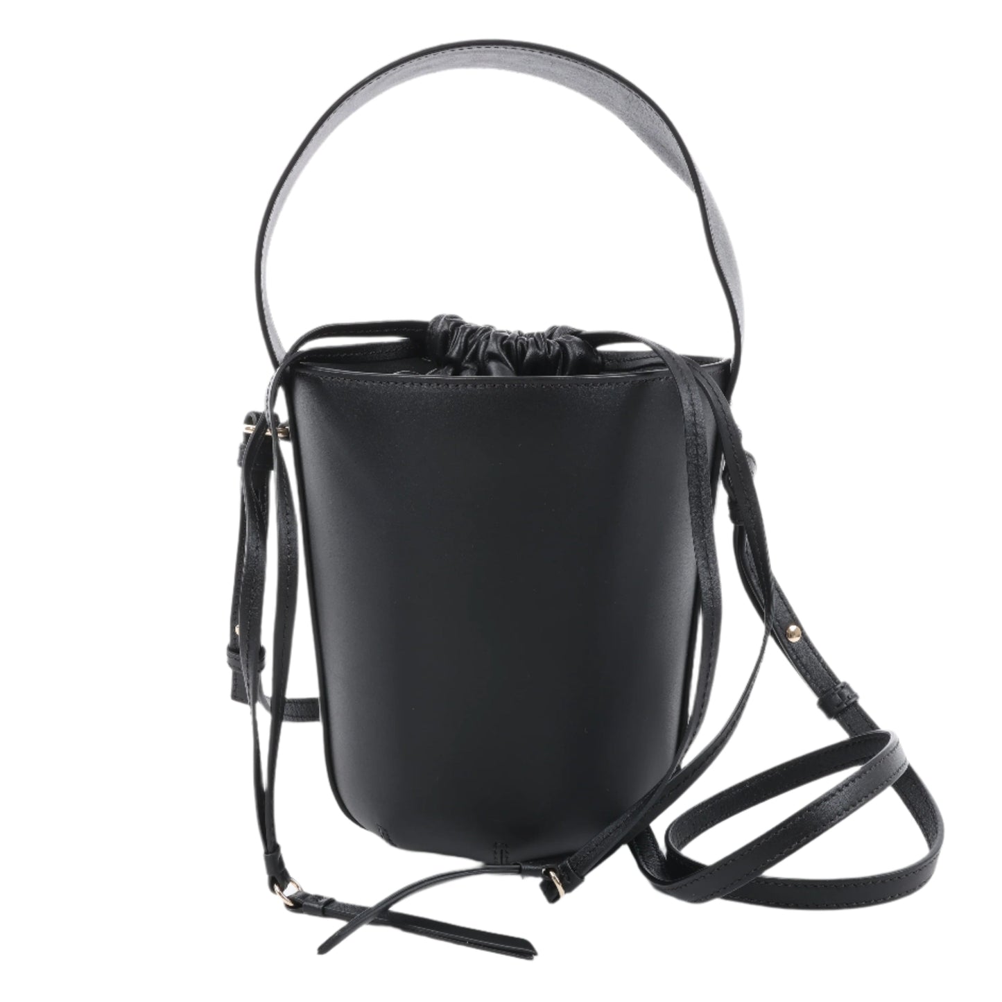 Chloe Sense Buckets Leather 2Way Handbag in Black