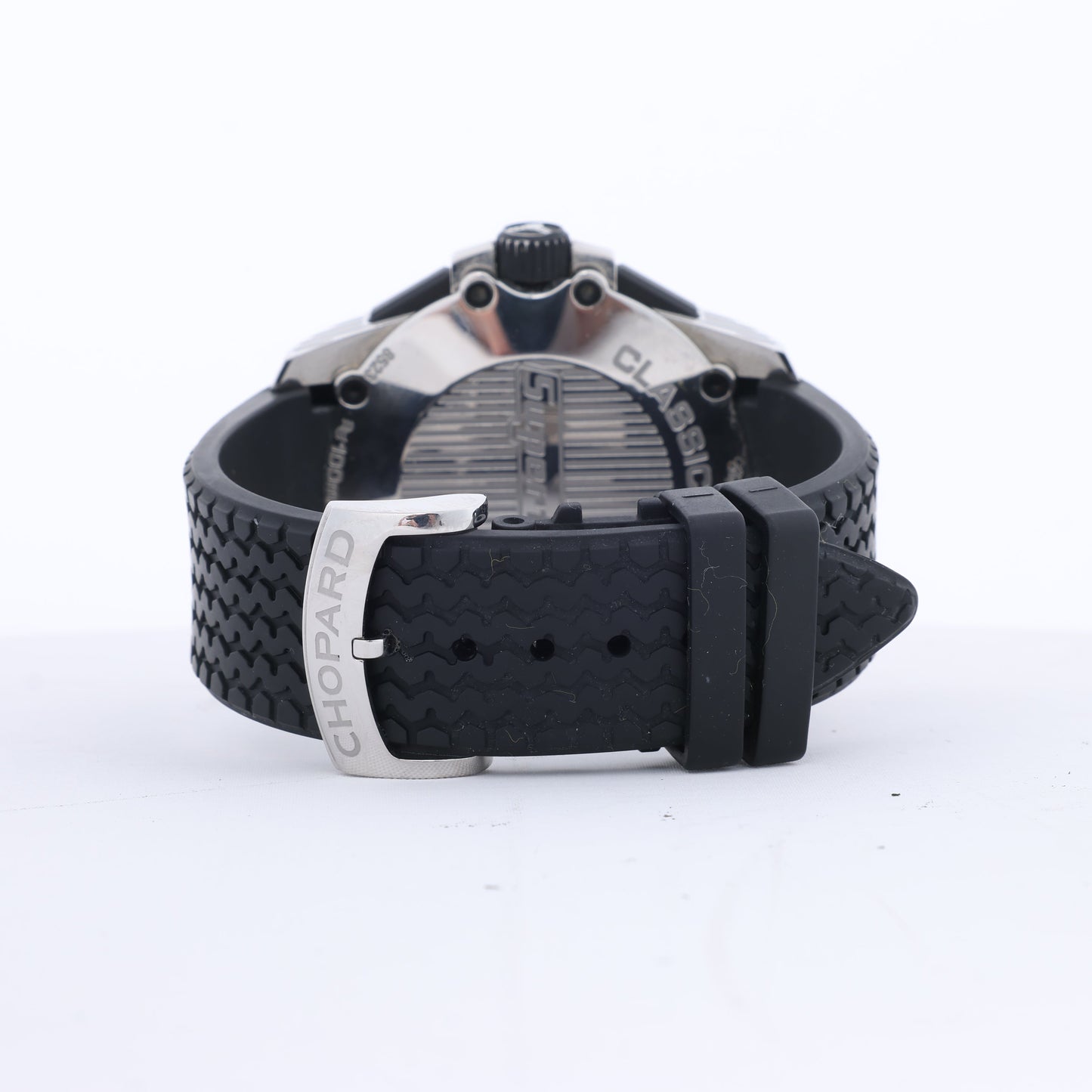Chopard Mille Miglia 8523 1636351 SS & Rubber AT Uhr mit schwarzem Zifferblatt