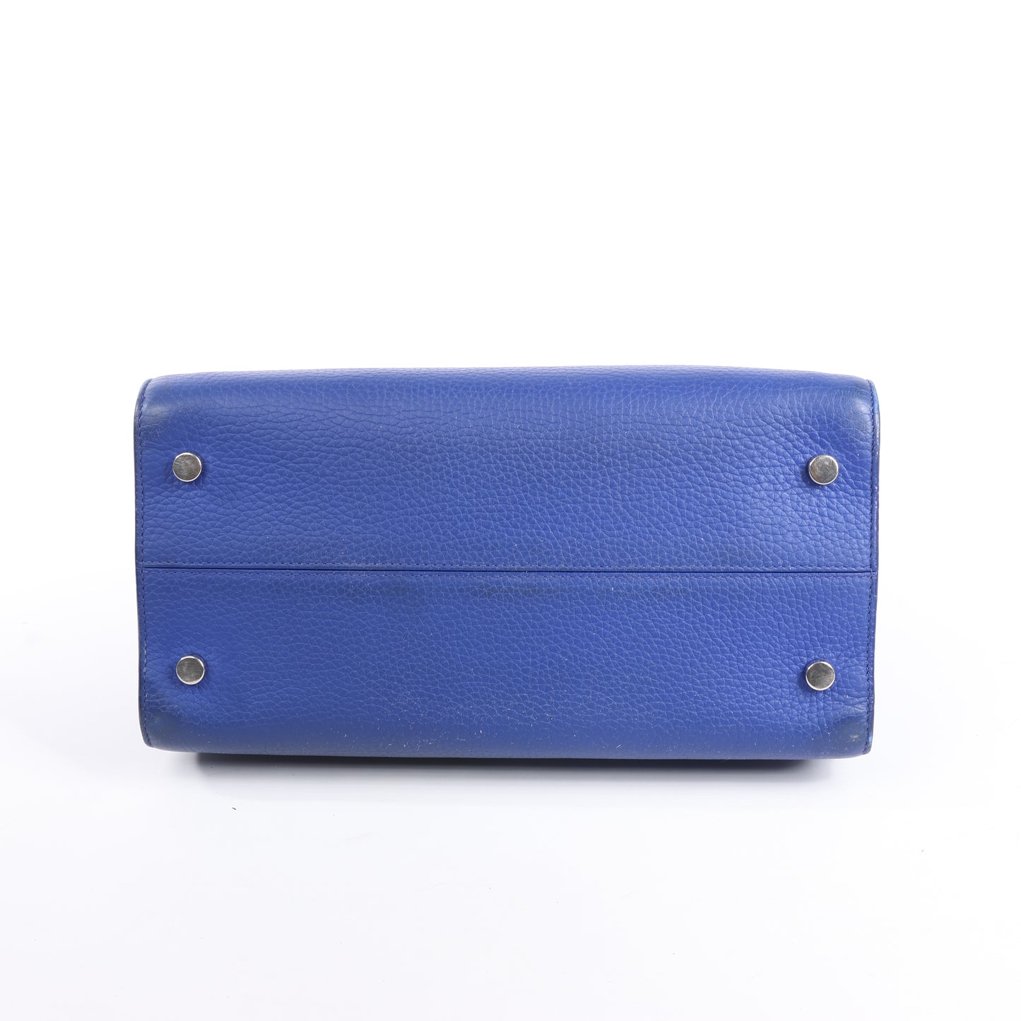 Christian Dior Diorever – Mittlere 2-Wege-Handtasche aus Leder in Blau