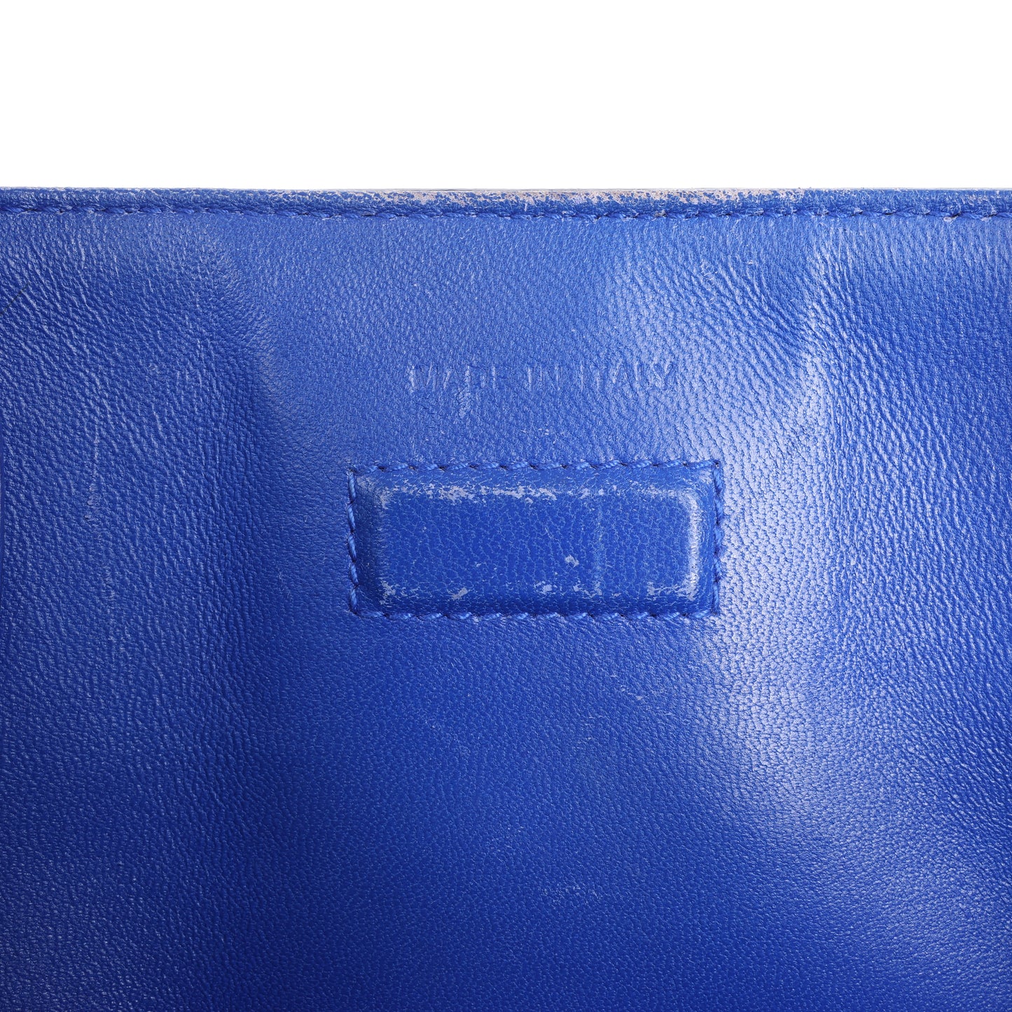 Christian Dior Diorever – Mittlere 2-Wege-Handtasche aus Leder in Blau