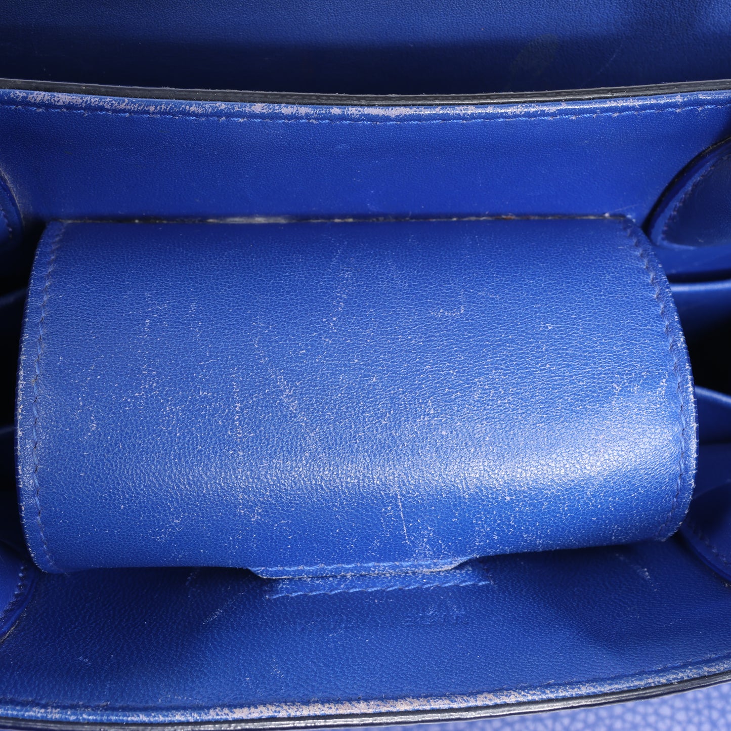 Christian Dior Diorever – Mittlere 2-Wege-Handtasche aus Leder in Blau