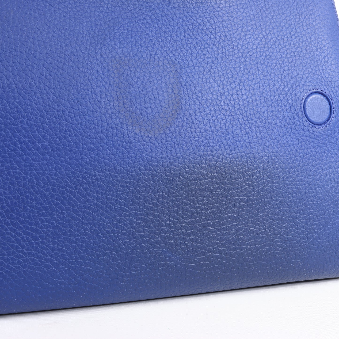 Christian Dior Diorever – Mittlere 2-Wege-Handtasche aus Leder in Blau