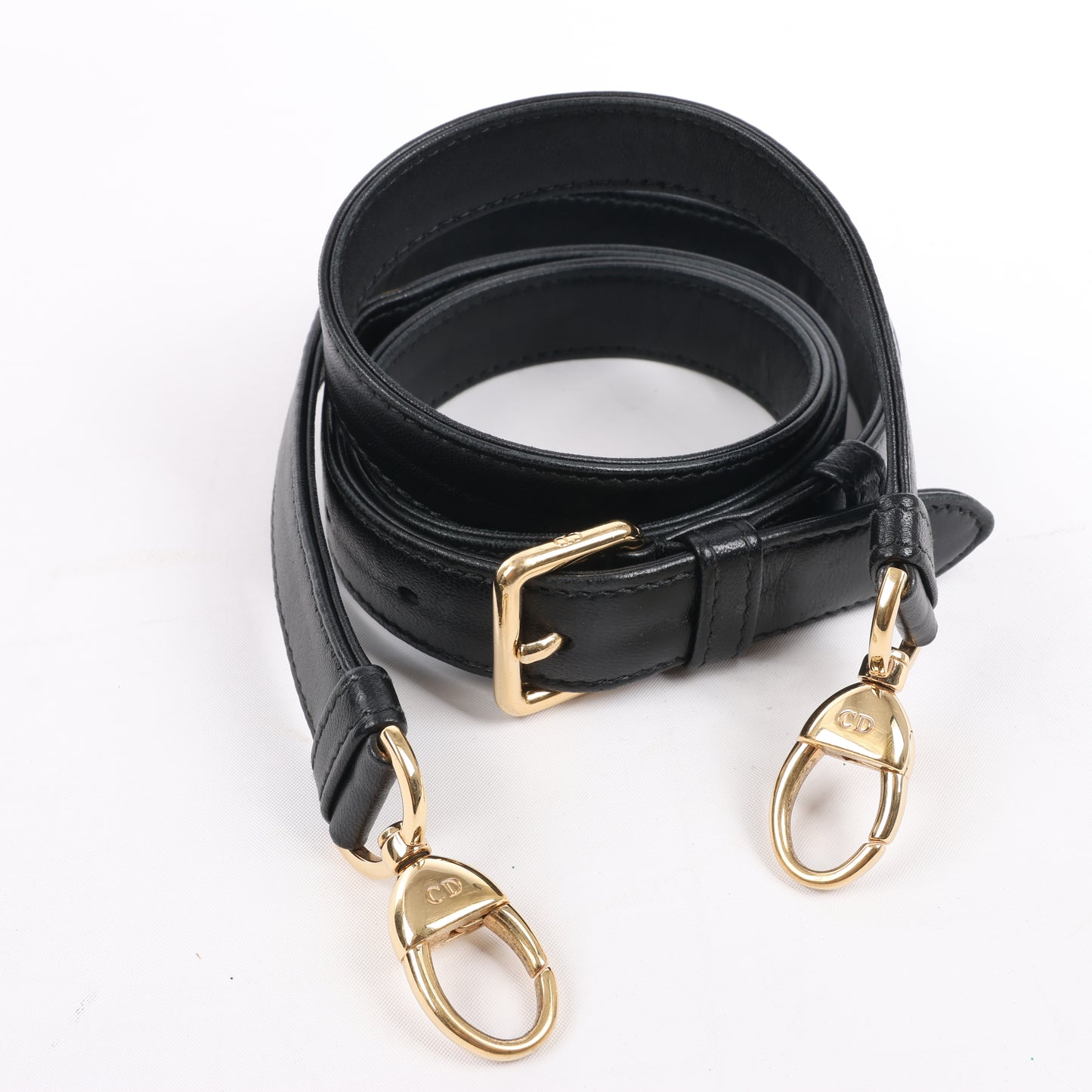 Christian Dior Lady Dior Cannage Leder Mittlere 2Way Handtasche in Schwarz