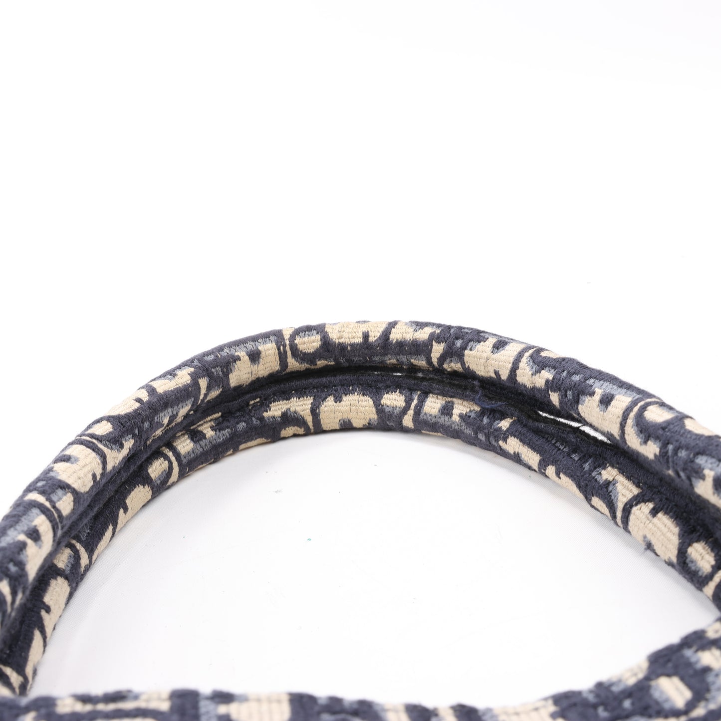 Christian Dior Oblique Book Tote Large Canvas Tote Bag in Navy Blue