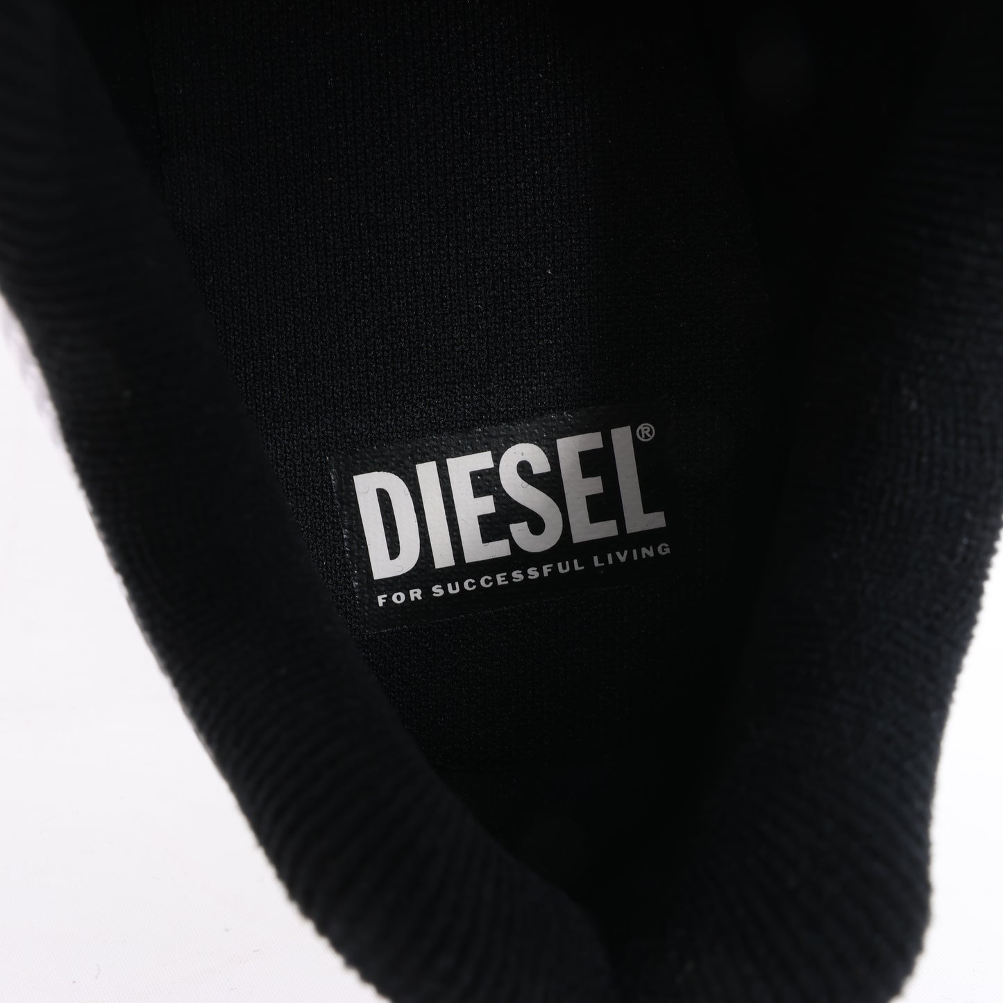 Diesel D-Airspeed Low-Striped Sneakers aus beschichtetem Ripstop in Silber, Größe 43 EU