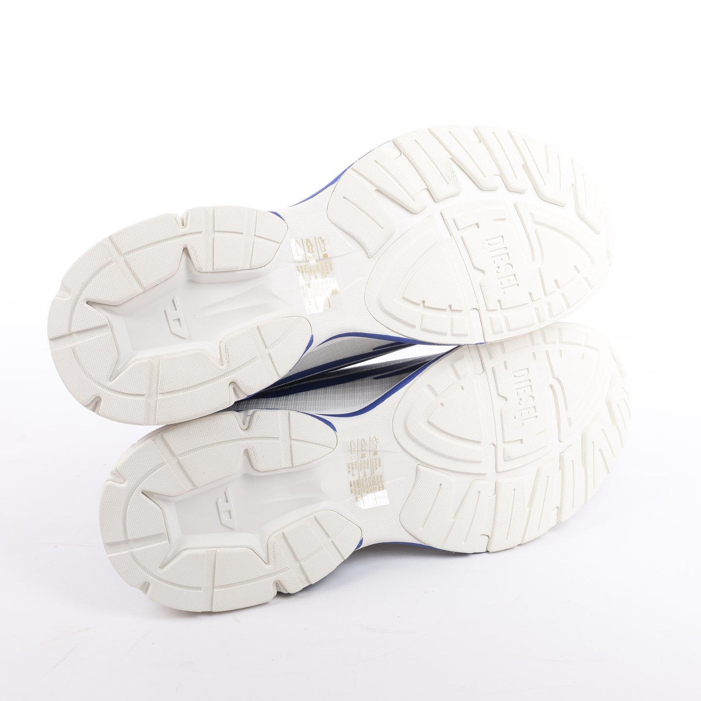 Diesel Multi D-Airspeed Low-Striped Sneakers aus beschichtetem Ripstop, Größe 42 EU