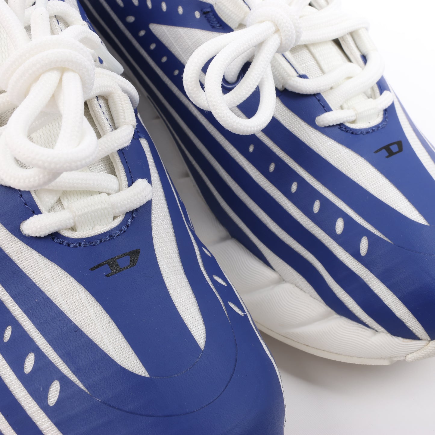 Diesel Multi D-Airspeed Low-Striped Sneakers aus beschichtetem Ripstop, Größe 42 EU