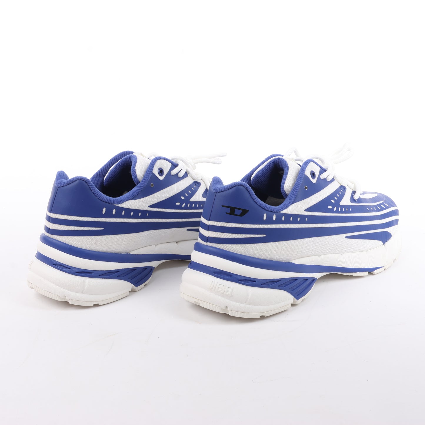 Diesel Multi D-Airspeed Low-Striped Sneakers aus beschichtetem Ripstop, Größe 42 EU