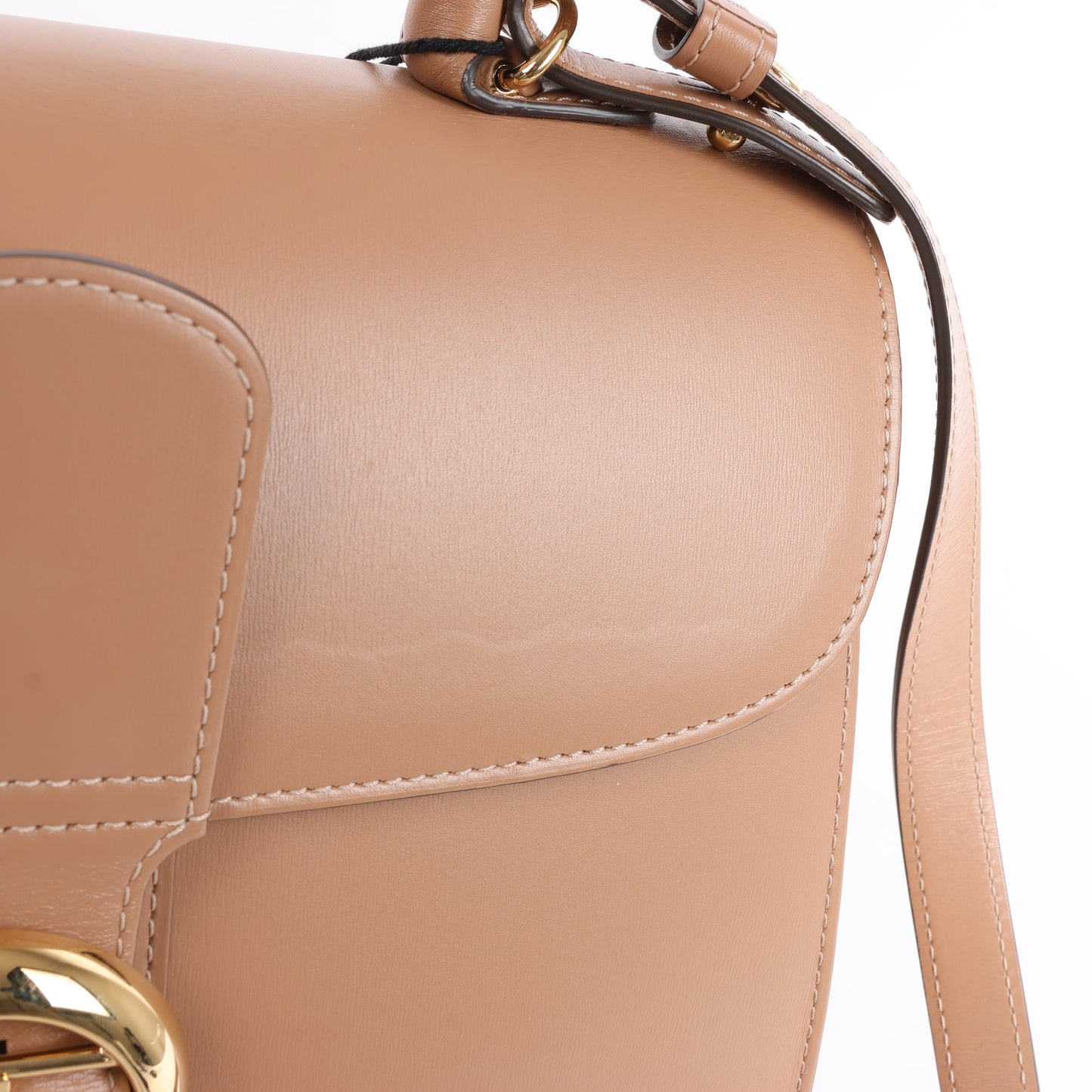 Delvaux Brillant MM Leder 2Way Handtasche in Beige