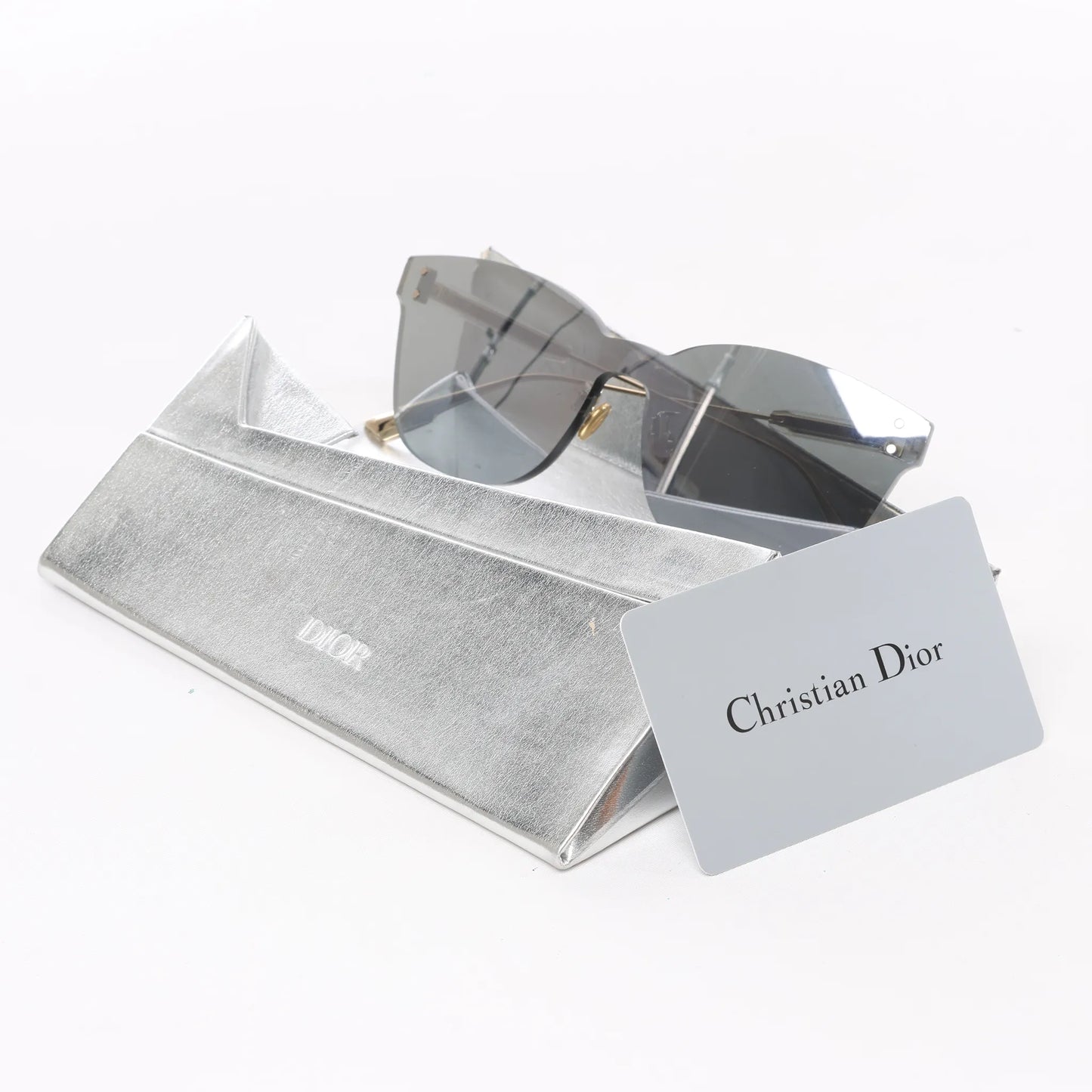 Dior – Verspiegelte Sonnenbrille „Color Quake 2“ in Silber