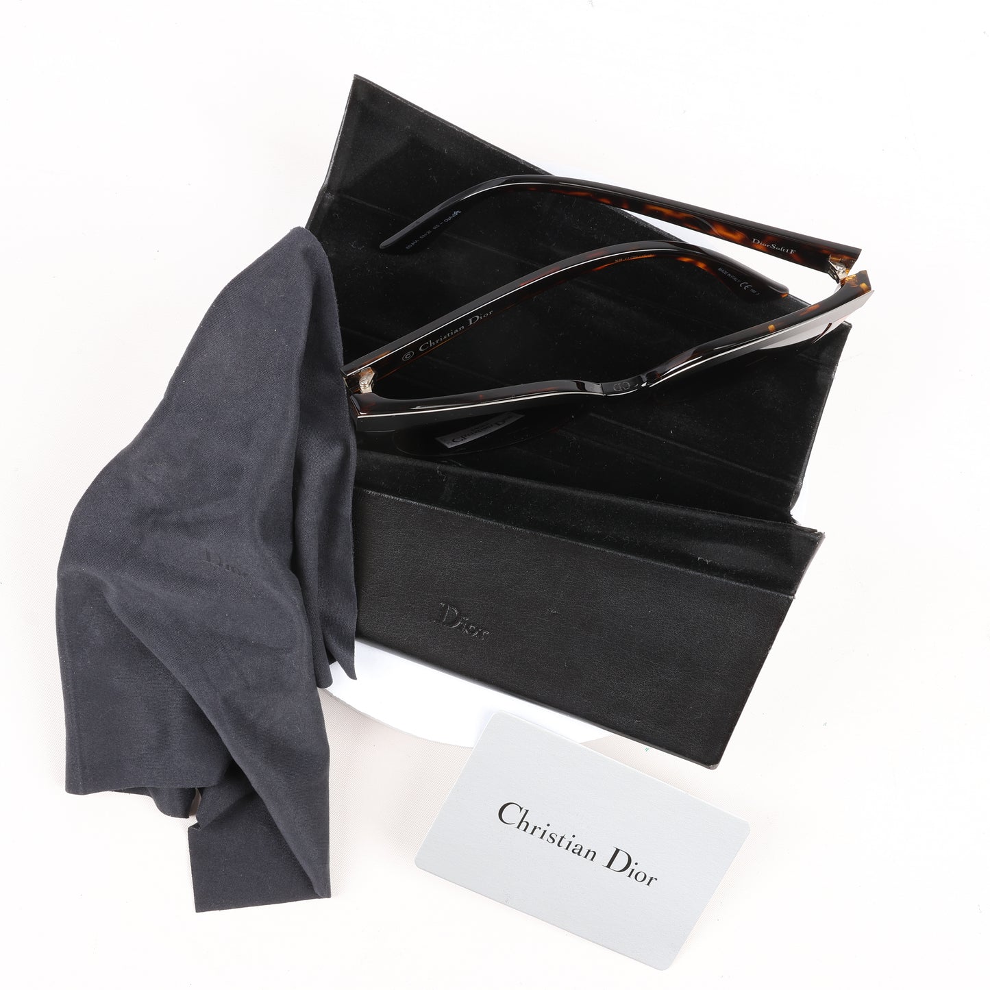 Dior Brown Havana Dior Soft 1 Cat Eye Sunglasses