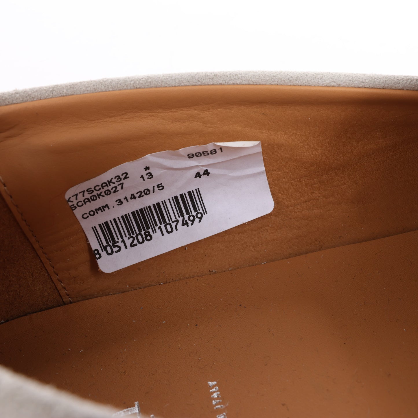 ELEVENTY Wildleder-Loafer in Hellgrau, Seite 44 EU