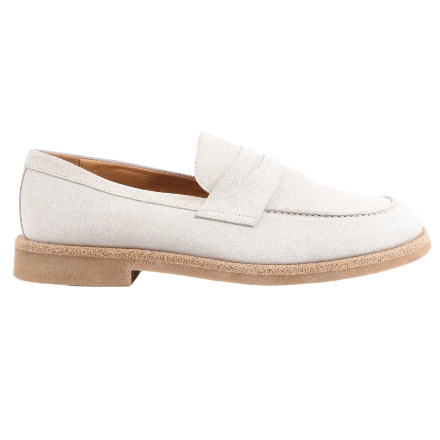 ELEVENTY Wildleder-Loafer in Hellgrau, Seite 44 EU