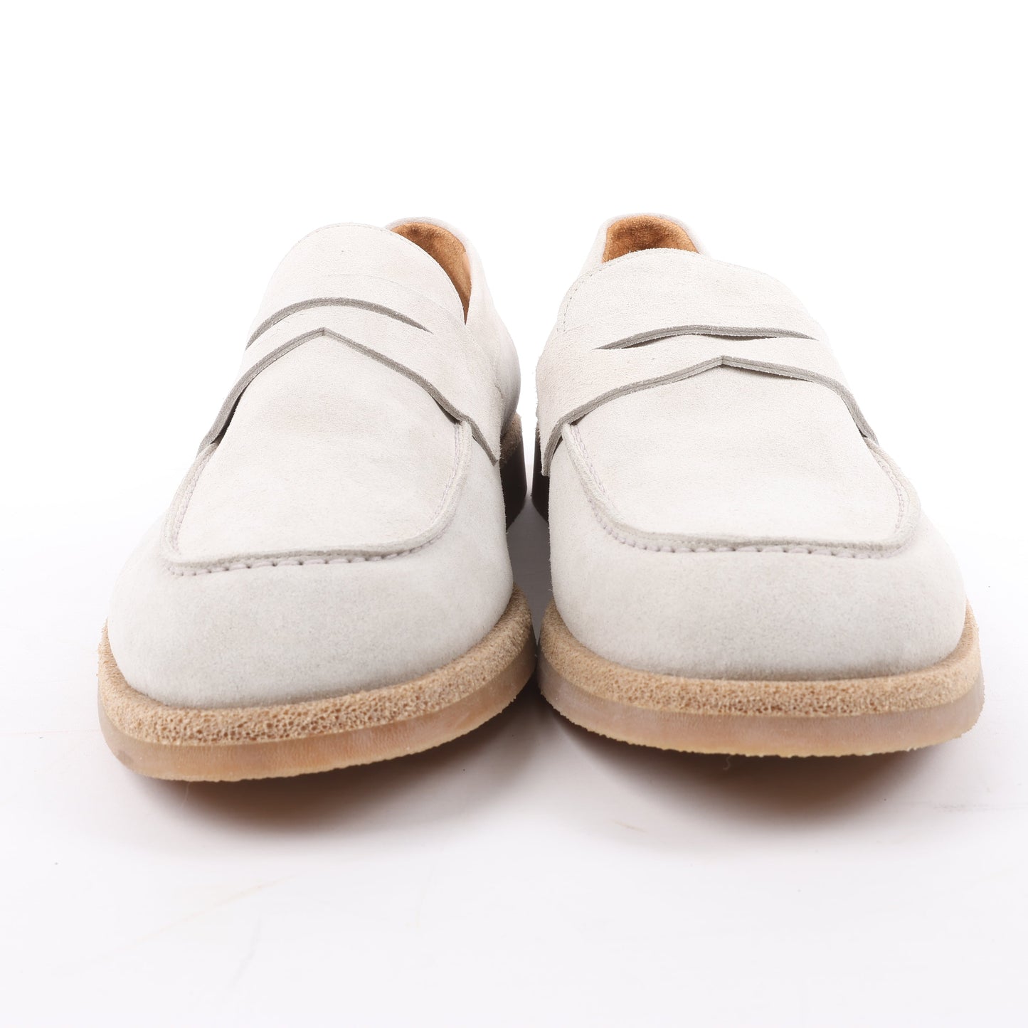ELEVENTY Wildleder-Loafer in Hellgrau, Seite 44 EU