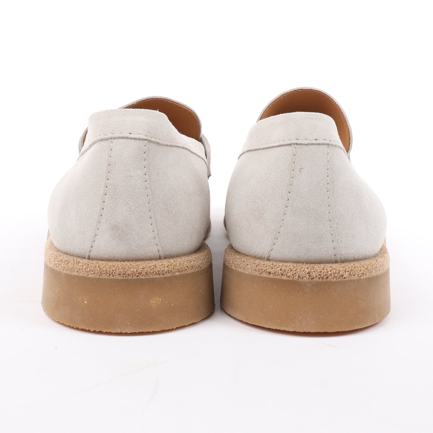 ELEVENTY Wildleder-Loafer in Hellgrau, Seite 44 EU