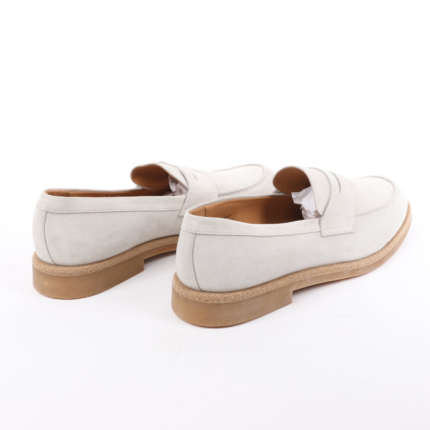 ELEVENTY Wildleder-Loafer in Hellgrau, Seite 44 EU
