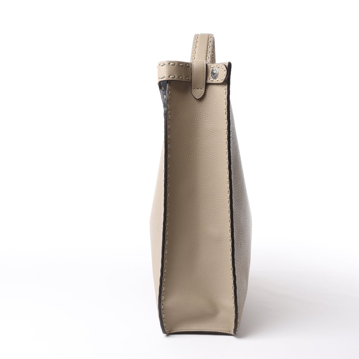 Fendi Peek-a-boo X-light ICU Co., Ltd. Lederhandtasche in Beige 7VA528