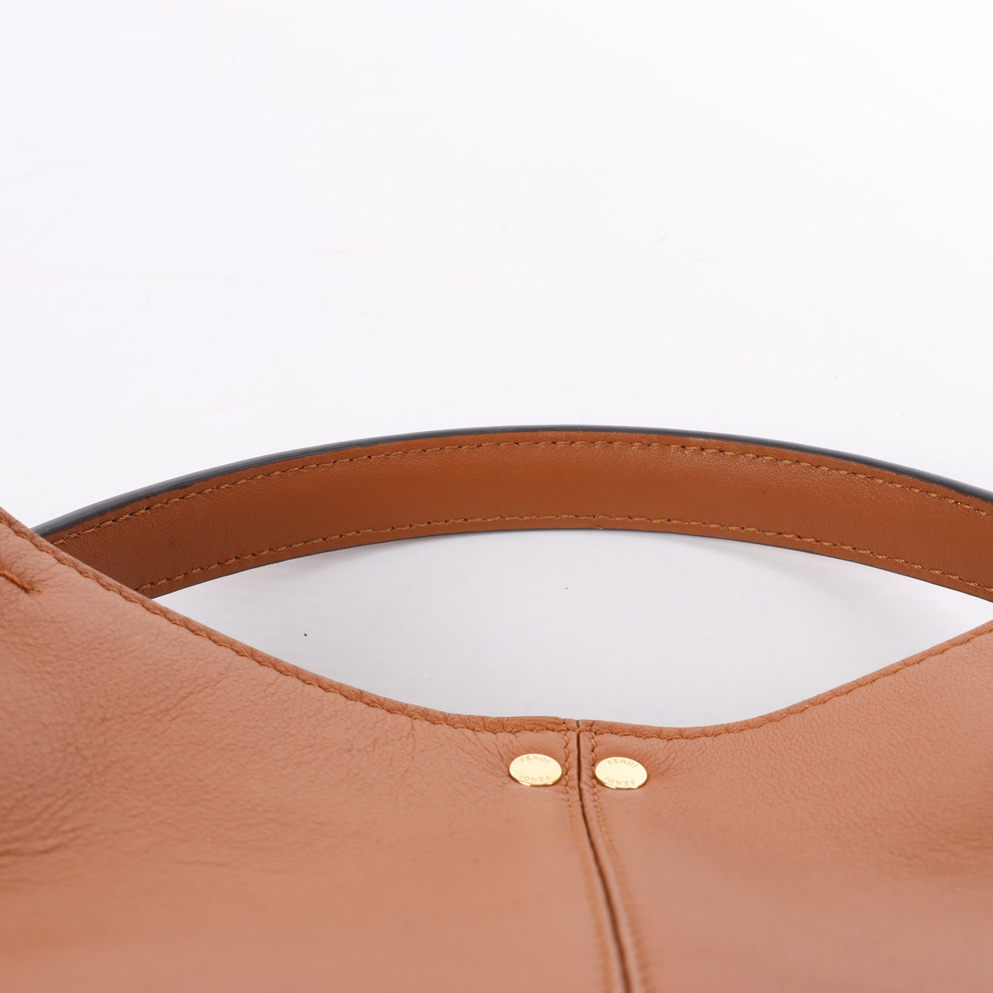 Fendi Peek-a-boo X-light Leather 2 Way Shoulder Bag in Brown