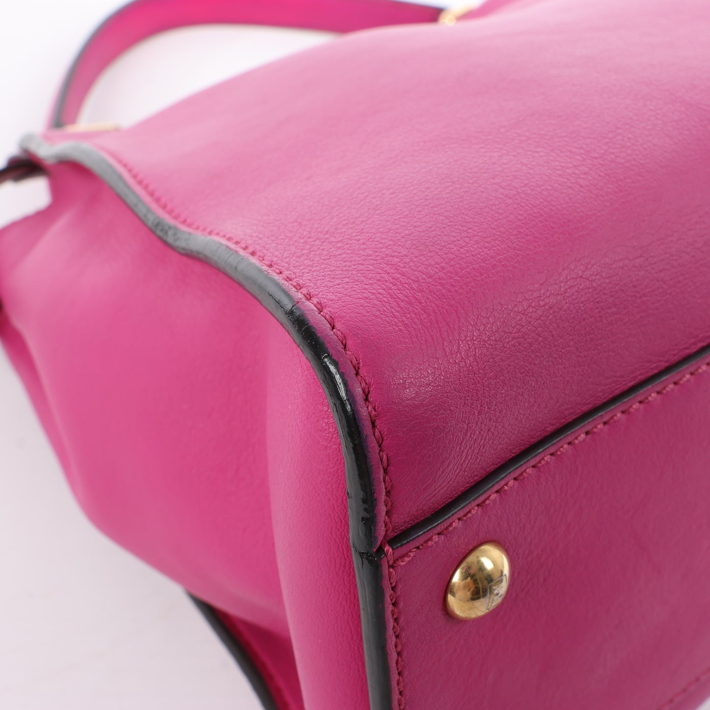 Fendi Peekaboo Regular Leather 2way Handbag in Pink 8BN290