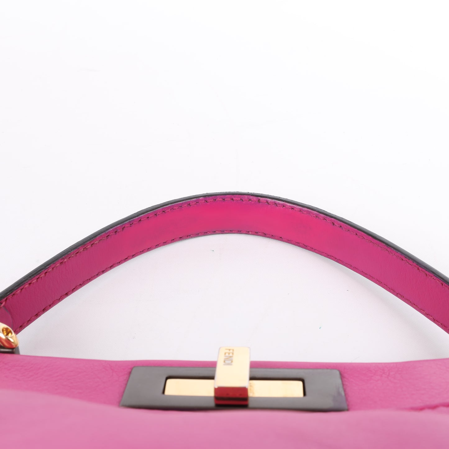 Fendi Peekaboo Regular Leather 2way Handbag in Pink 8BN290