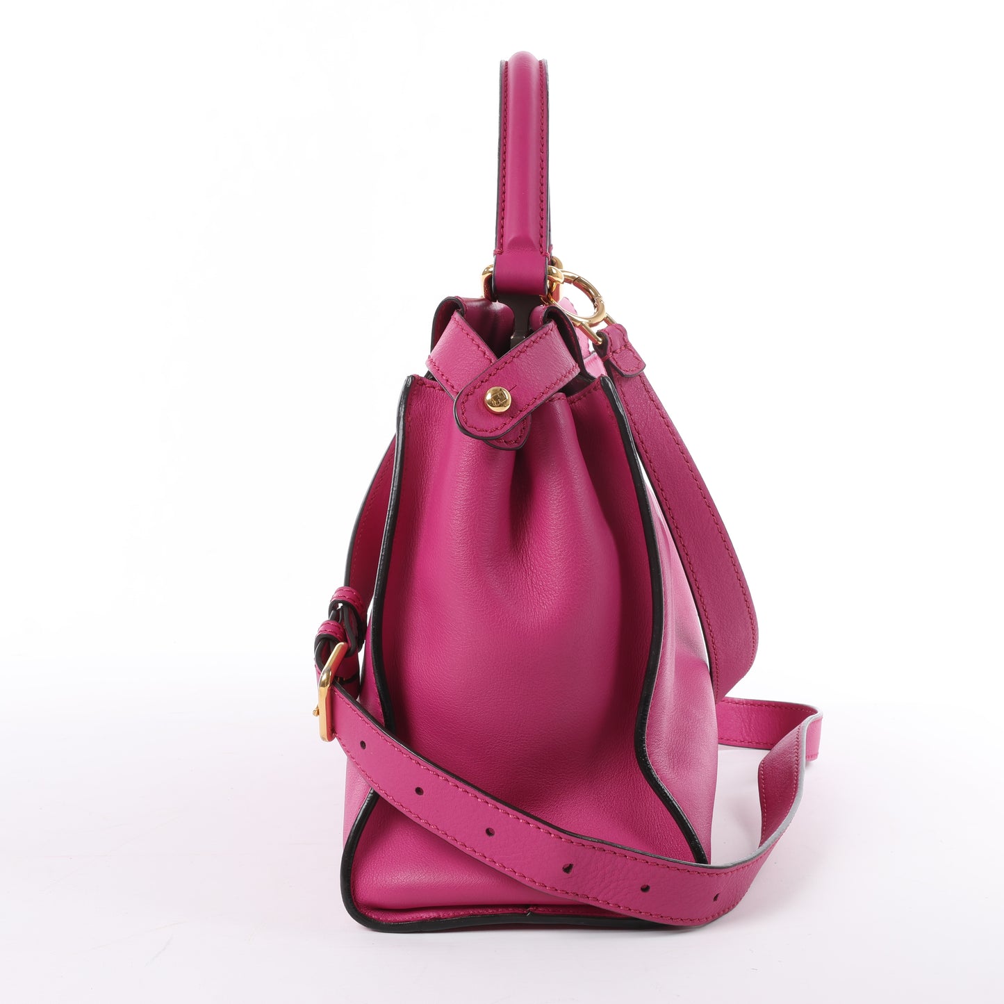 Fendi Peekaboo Regular Leather 2way Handbag in Pink 8BN290