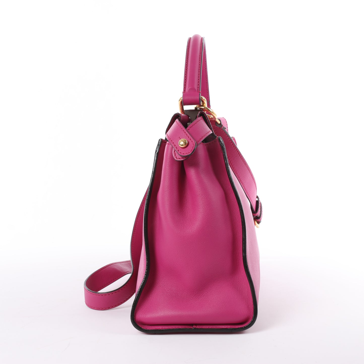 Fendi Peekaboo Regular Leather 2way Handbag in Pink 8BN290