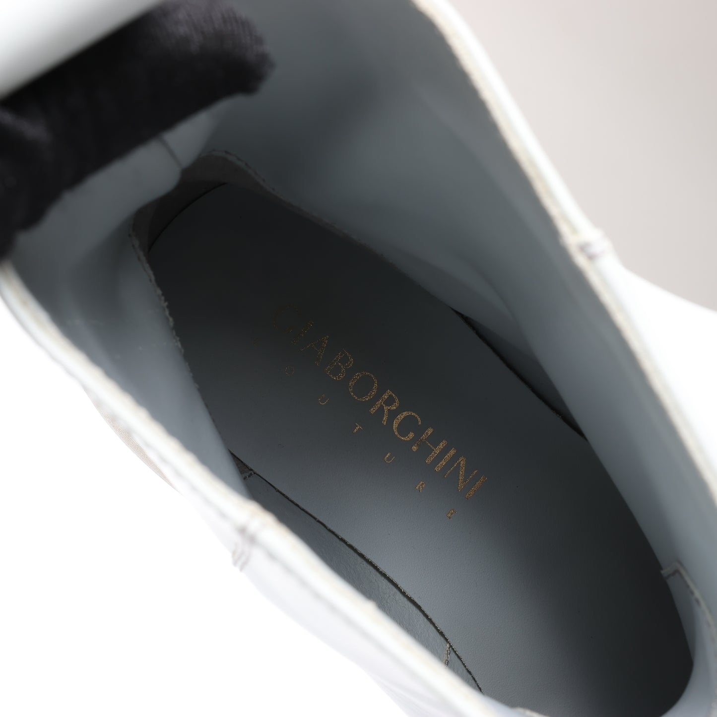 GIA BORGHINI Marte Chunky Lederstiefeletten in Grau, Größe 39 EU