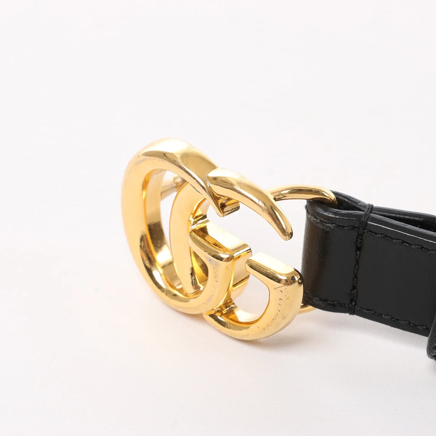 Gucci Double G Leather Belt 95 38 in Black