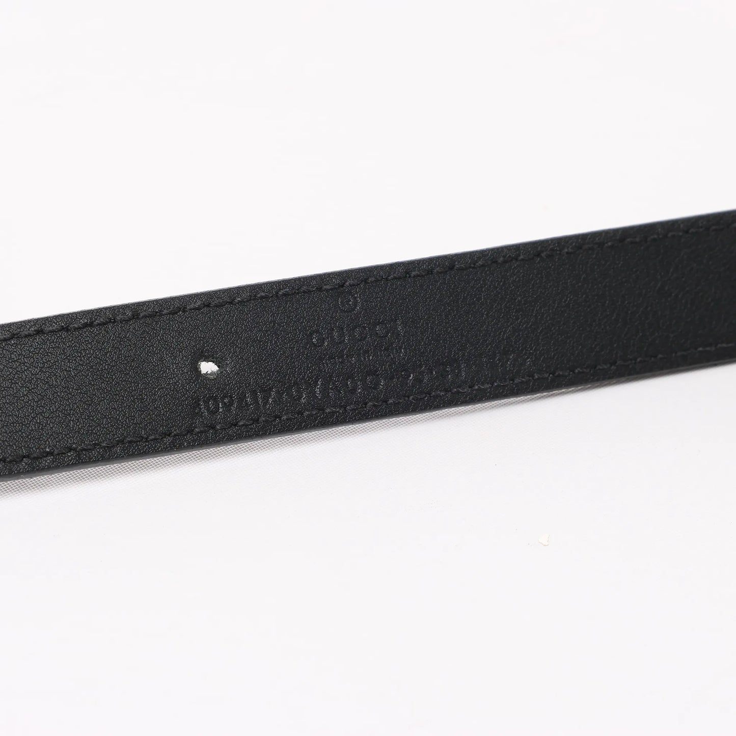 Gucci Double G Leather Belt 95 38 in Black