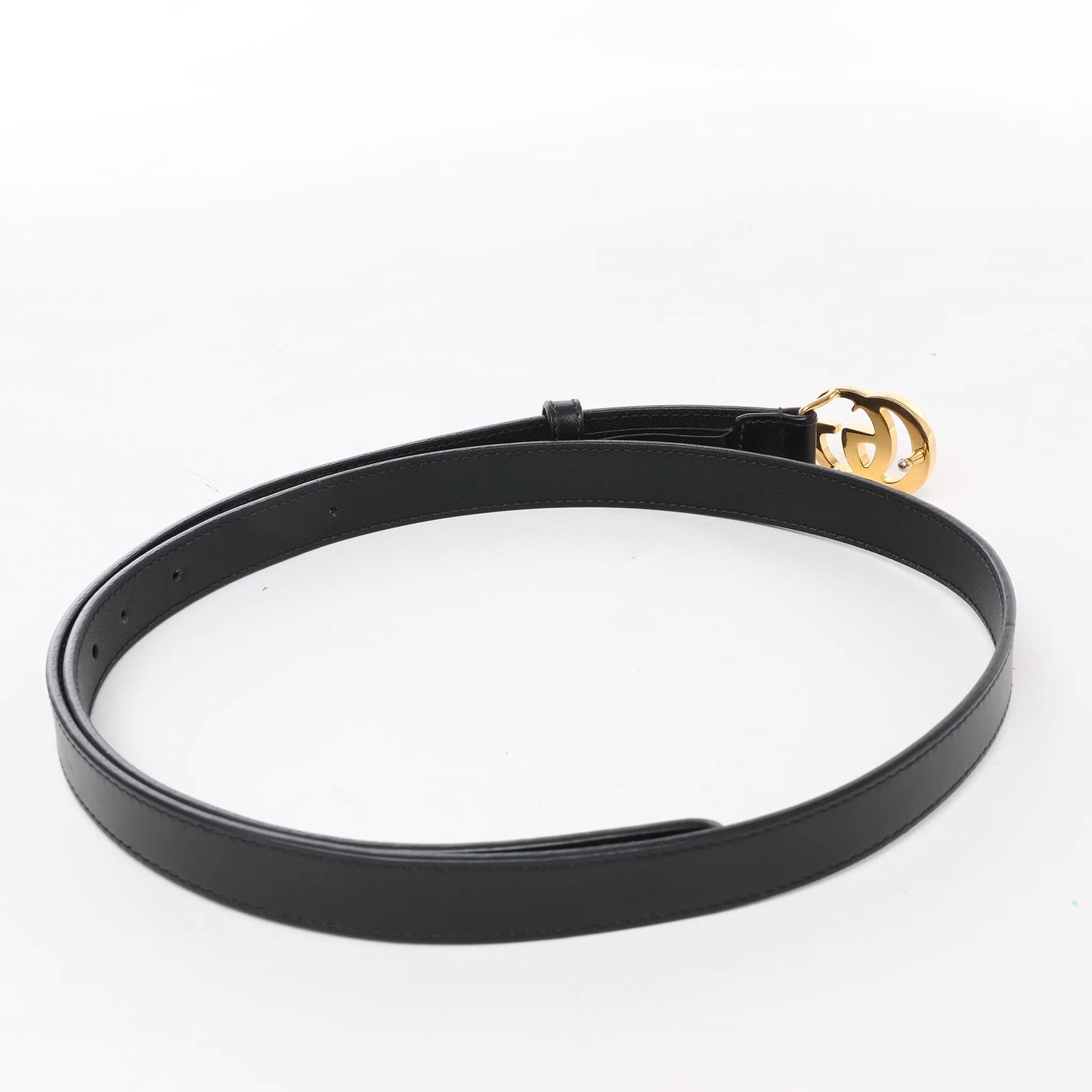Gucci Double G Leather Belt 95 38 in Black