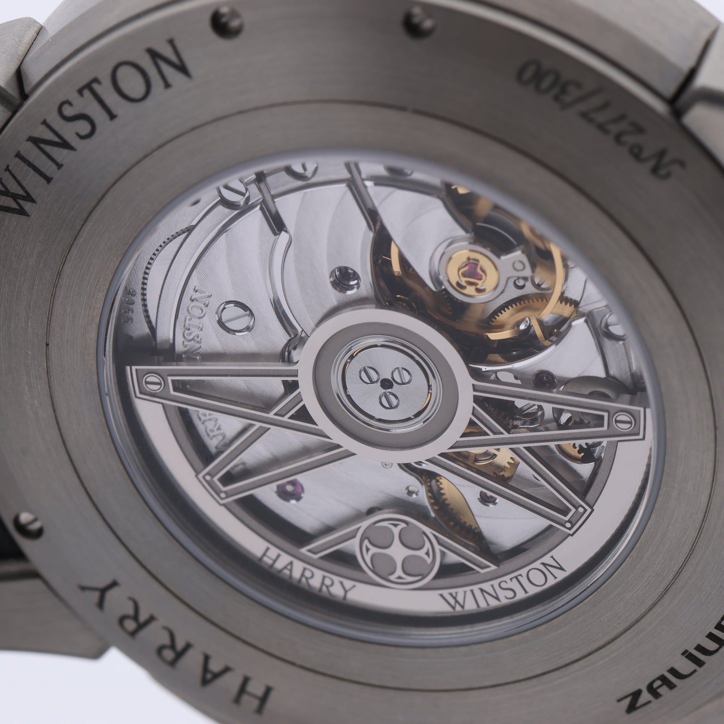 Harry Winston Project Z10 OCEABI42ZZ001 Krokodilleder x Zalium AT Skelett-Zifferblatt 42 mm Uhr