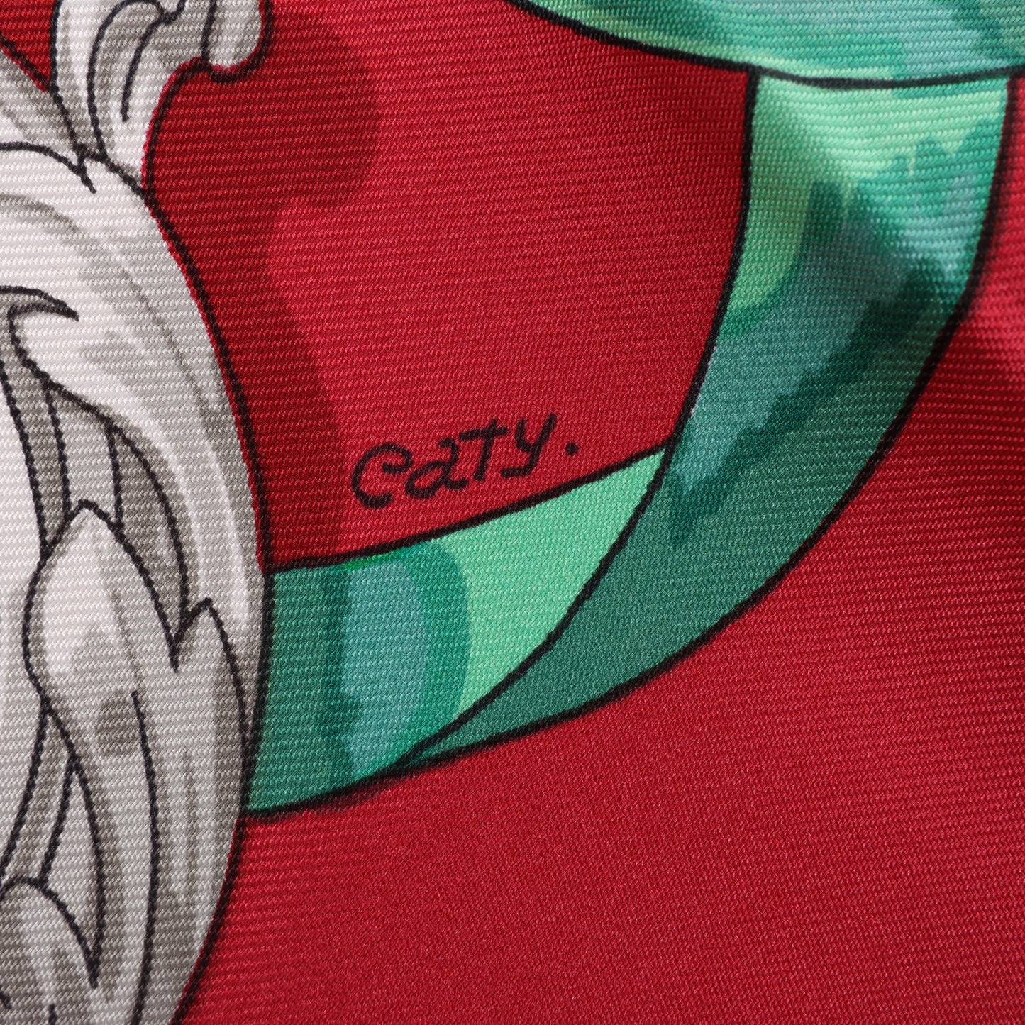 Hermès Carré 90 "Ferronnerie" 100% Silk Scarf in Red
