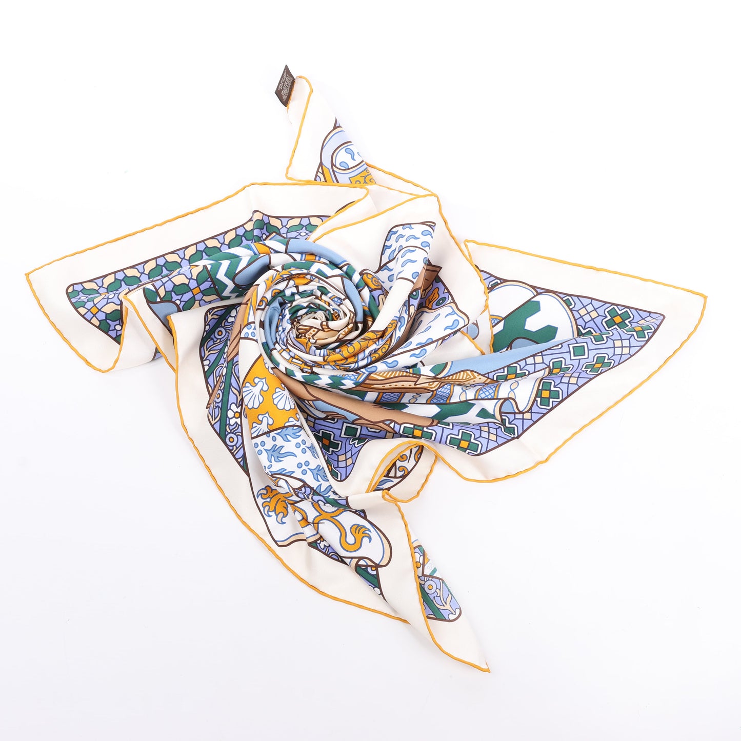 Hermès Carré 90 "DUELS ONIRIQUES" 100% Silk Scarf in Multicolor