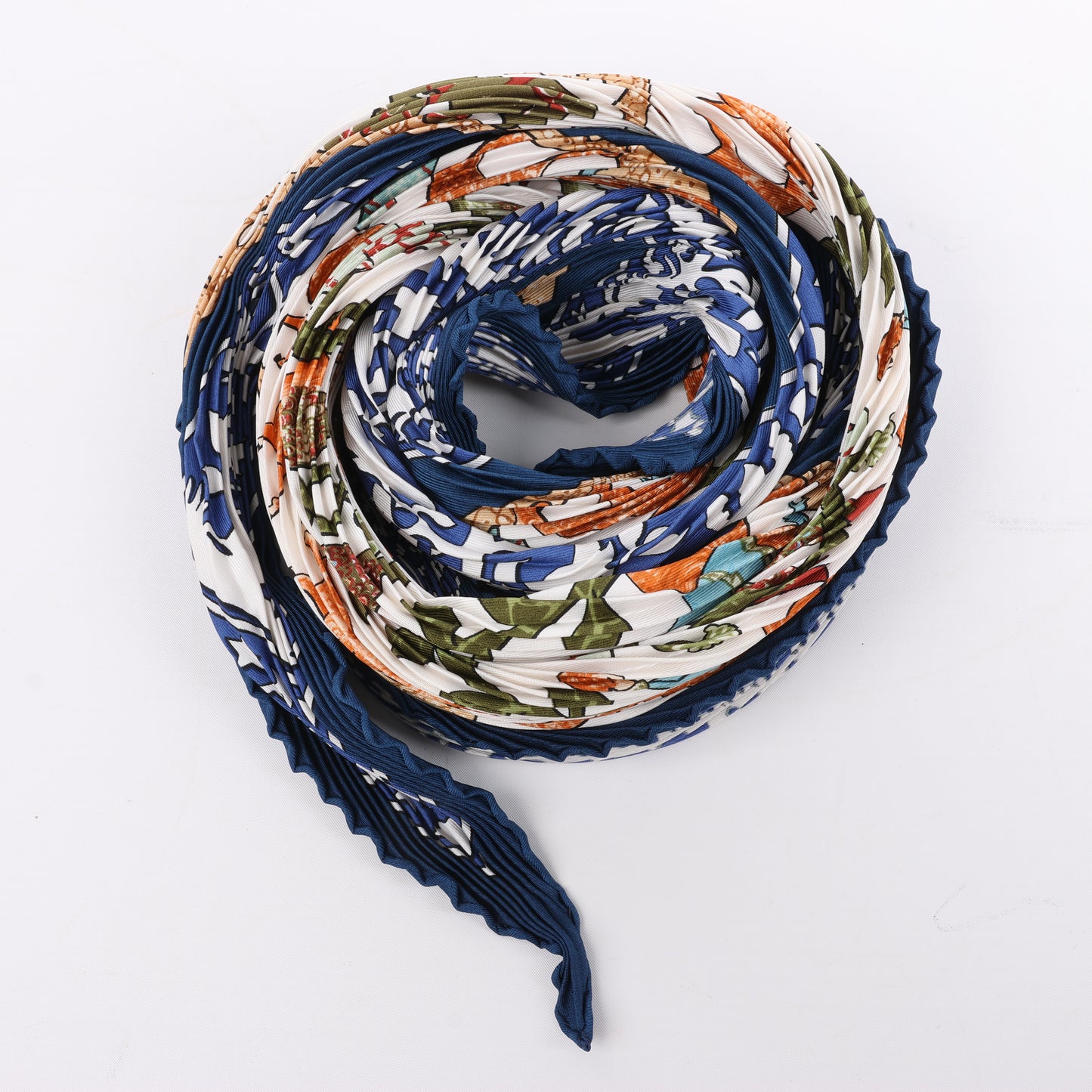 Hermès Carré 90 "EARLY AMERICA" 100% Silk Scarf in Navy
