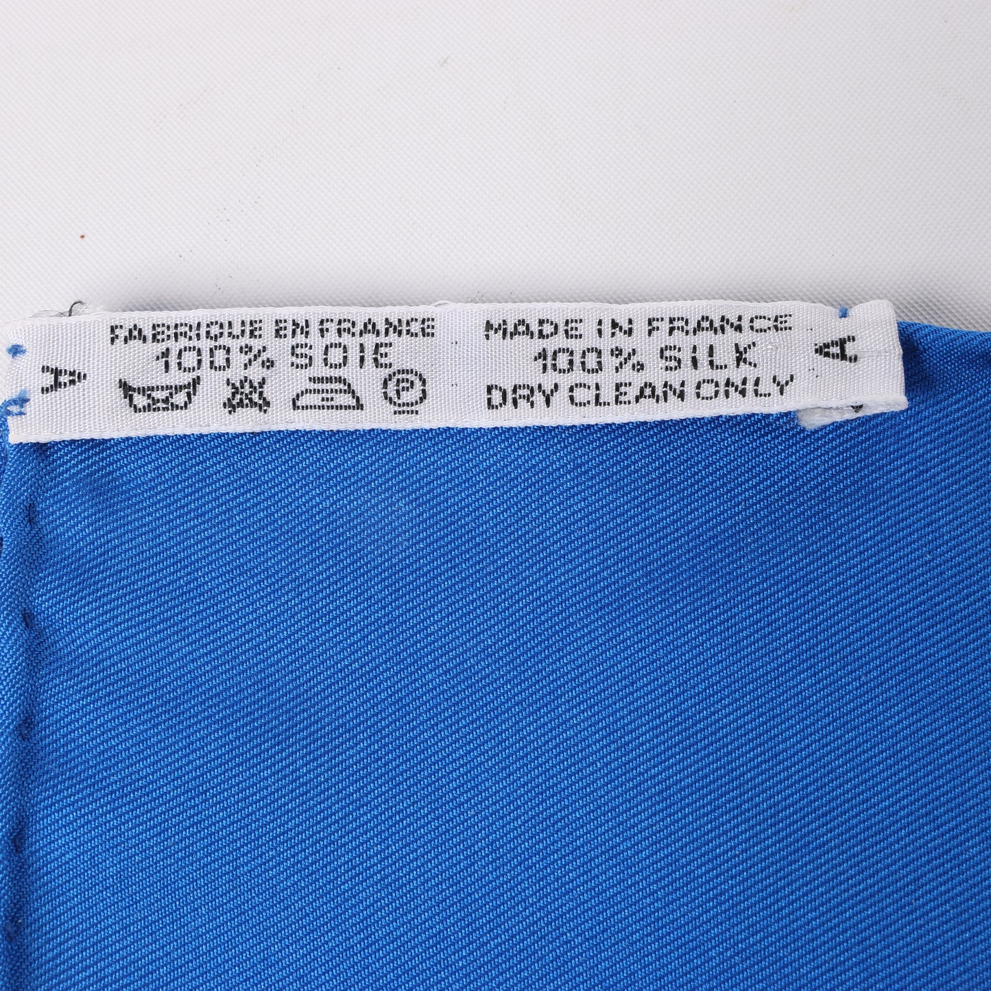 Hermès Carré 90 "HOMMAGE A CHARLES GARNIER" 100% Silk Scarf in Blue