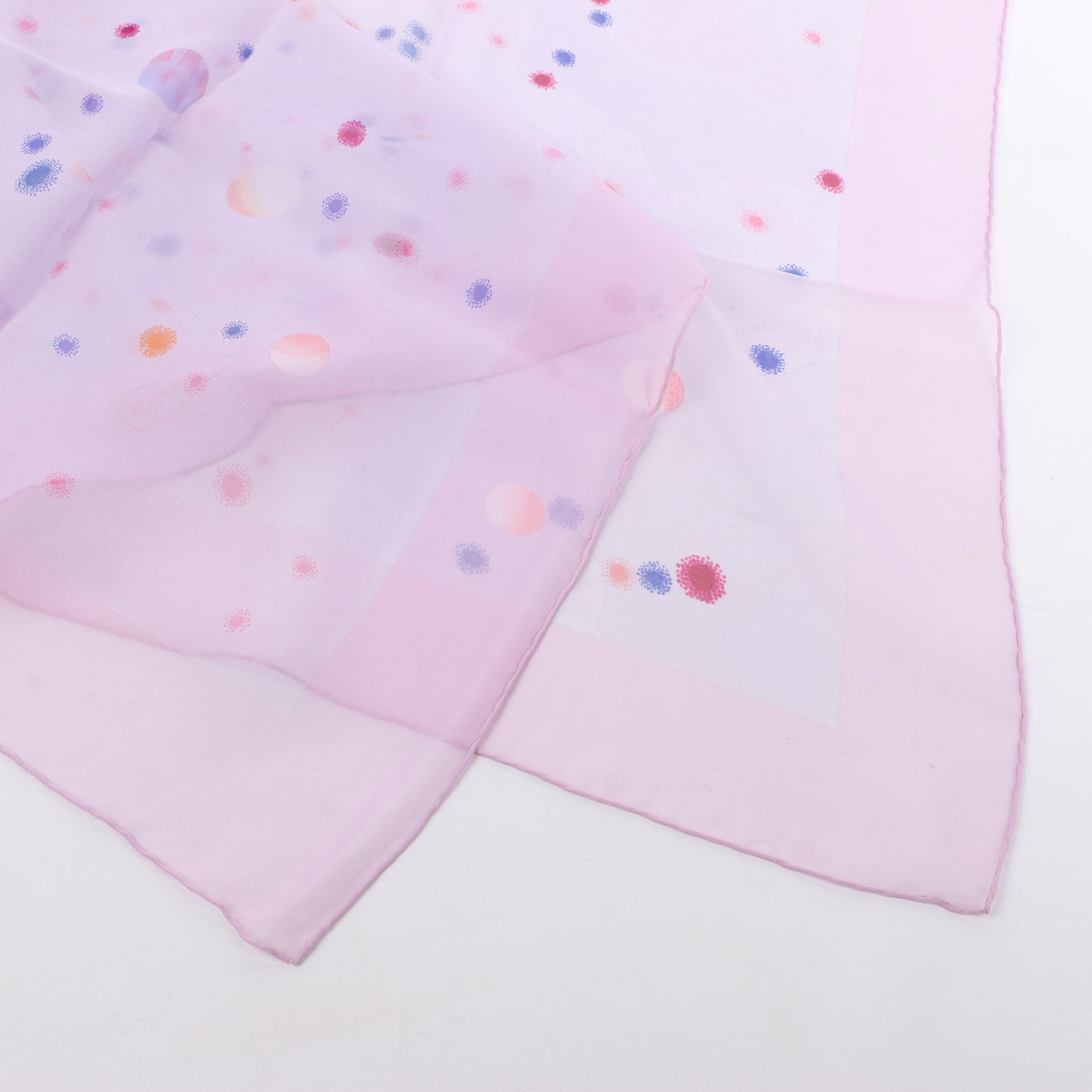 Hermès Carré 90 "La Voie Lactee" 100% Silk Scarf in Purple