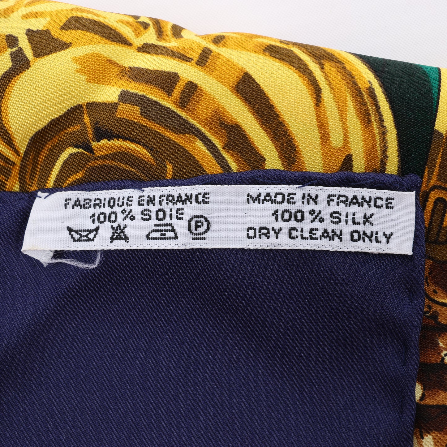 Hermès Carré 90 „THE ORIGINAL NEW ORLEANS CREOLE JAZZ 1923“ Schal aus 100 % Seide in Marineblau