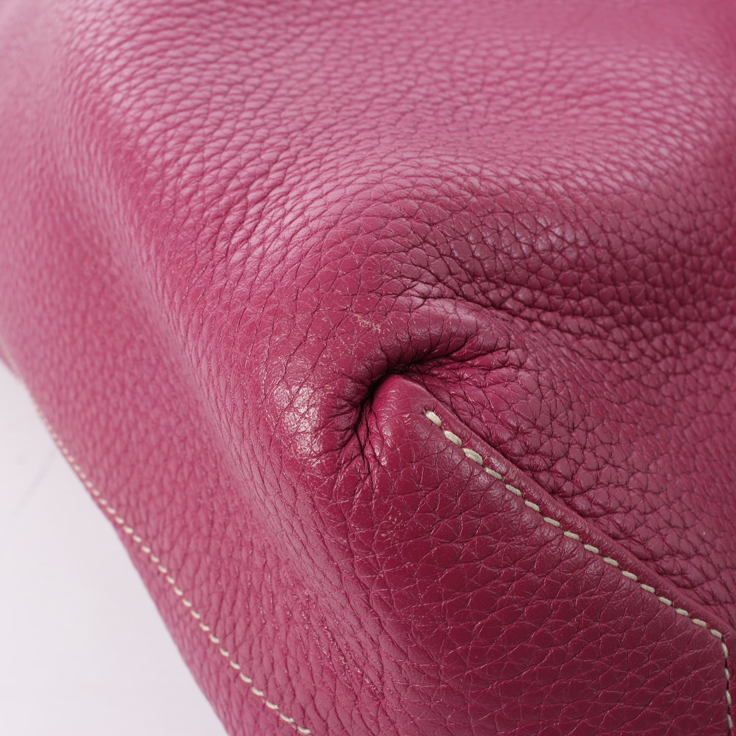 HERMES Double Sense 36 Shoulder Bag Taurillon Clemence Tosca × Marron d'Inde □P:2012
