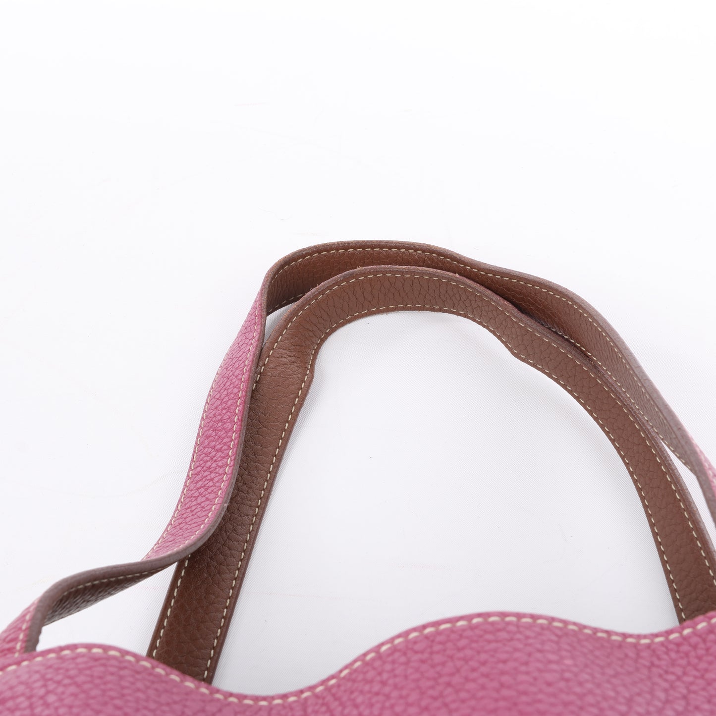 HERMES Double Sense 36 Shoulder Bag Taurillon Clemence Tosca × Marron d'Inde □P:2012