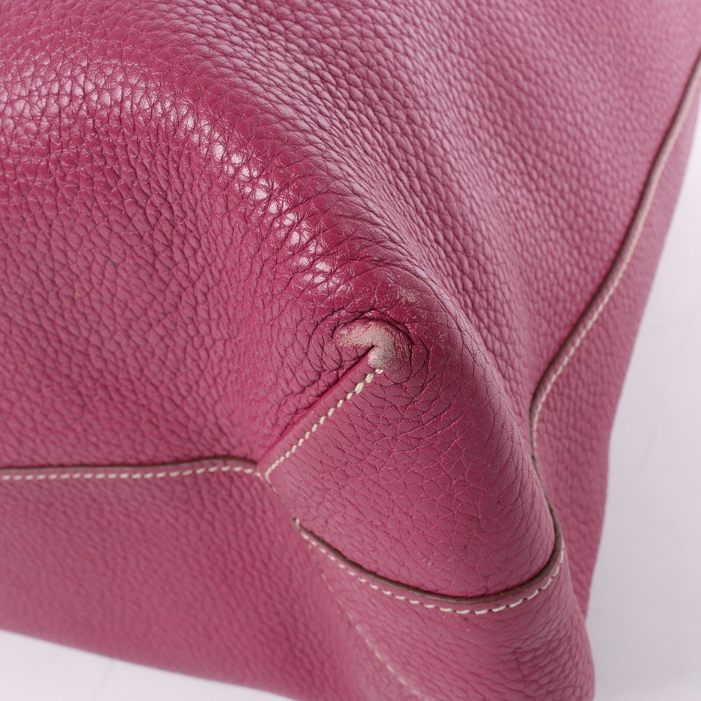 HERMES Double Sense 36 Shoulder Bag Taurillon Clemence Tosca × Marron d'Inde □P:2012