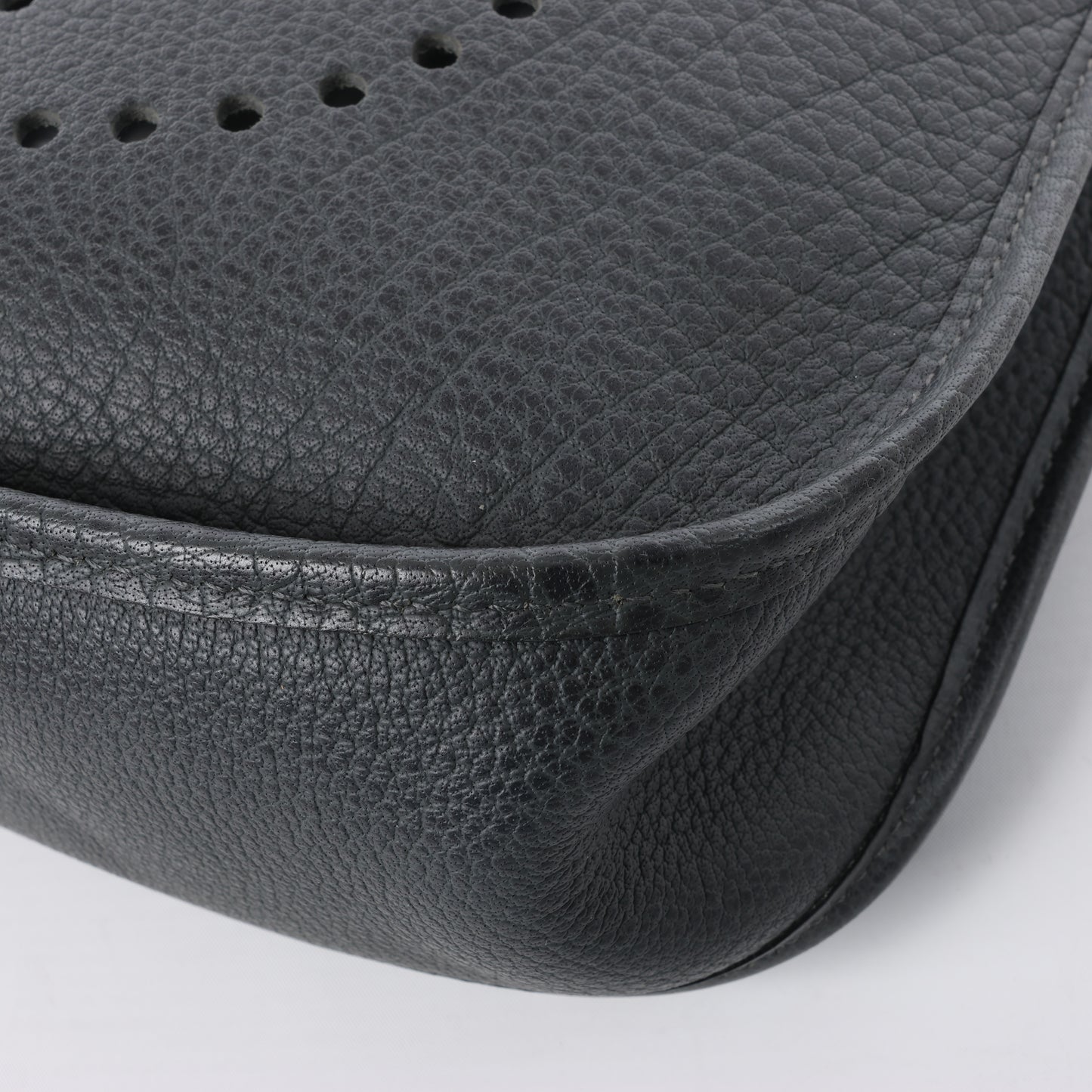 HERMES Evelyne 1 33 GM Fjord Graphite Silver Metal Fittings Shoulder Bag □C: 1999