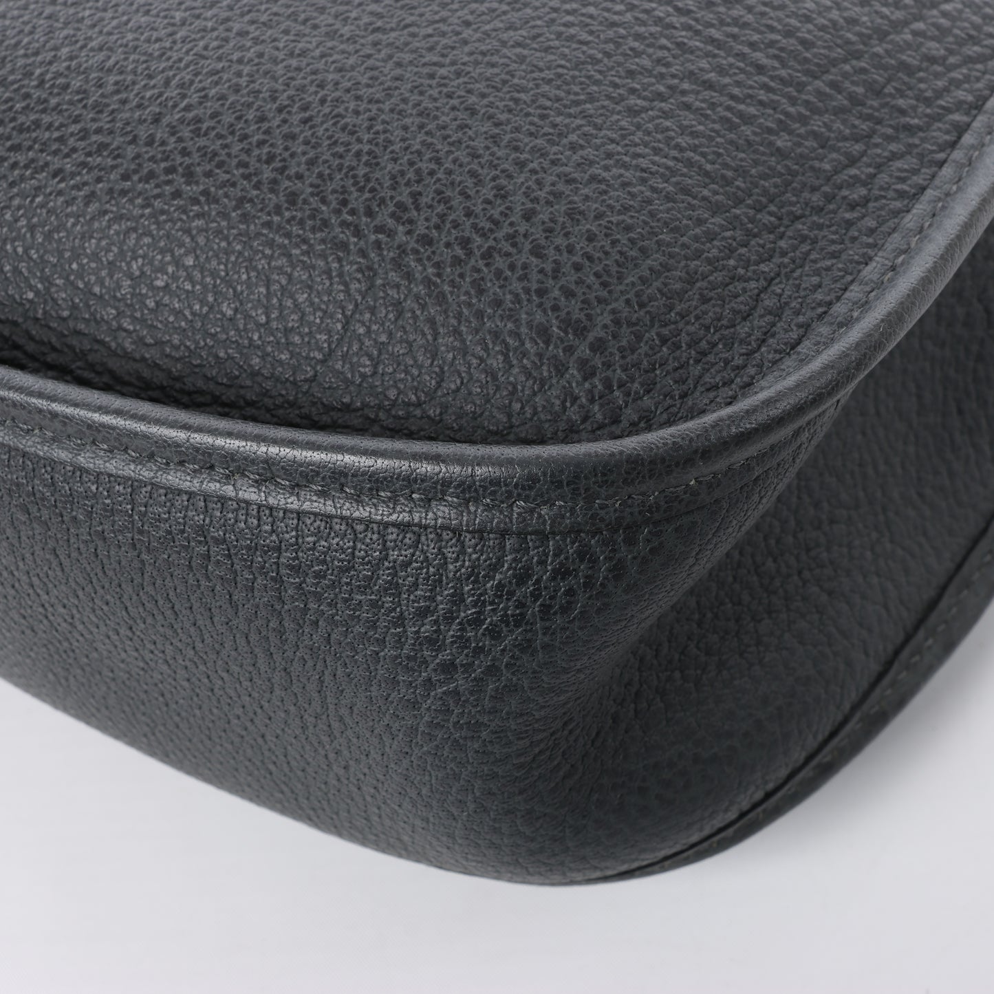HERMES Evelyne 1 33 GM Fjord Graphite Silver Metal Fittings Shoulder Bag □C: 1999