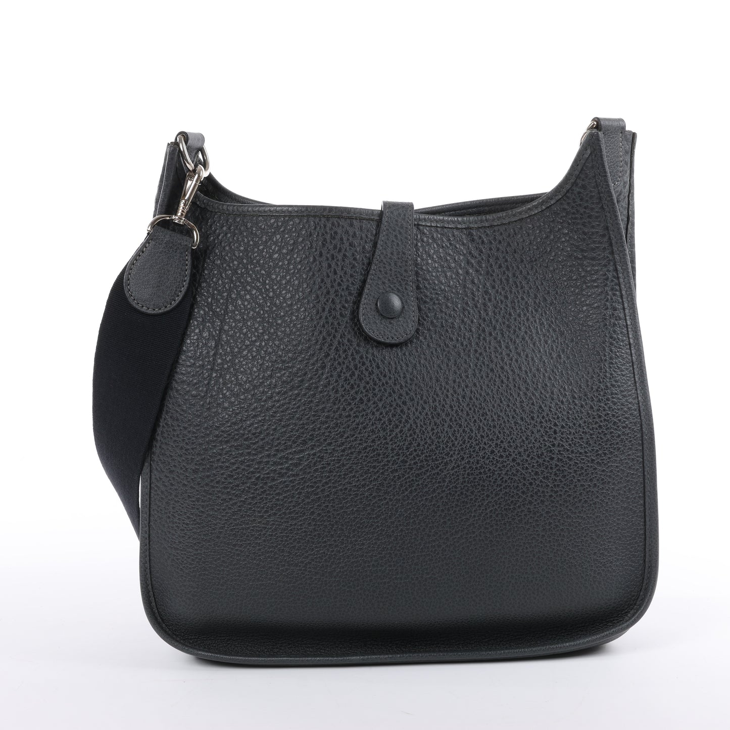 HERMES Evelyne 1 33 GM Fjord Graphite Silver Metal Fittings Shoulder Bag □C: 1999