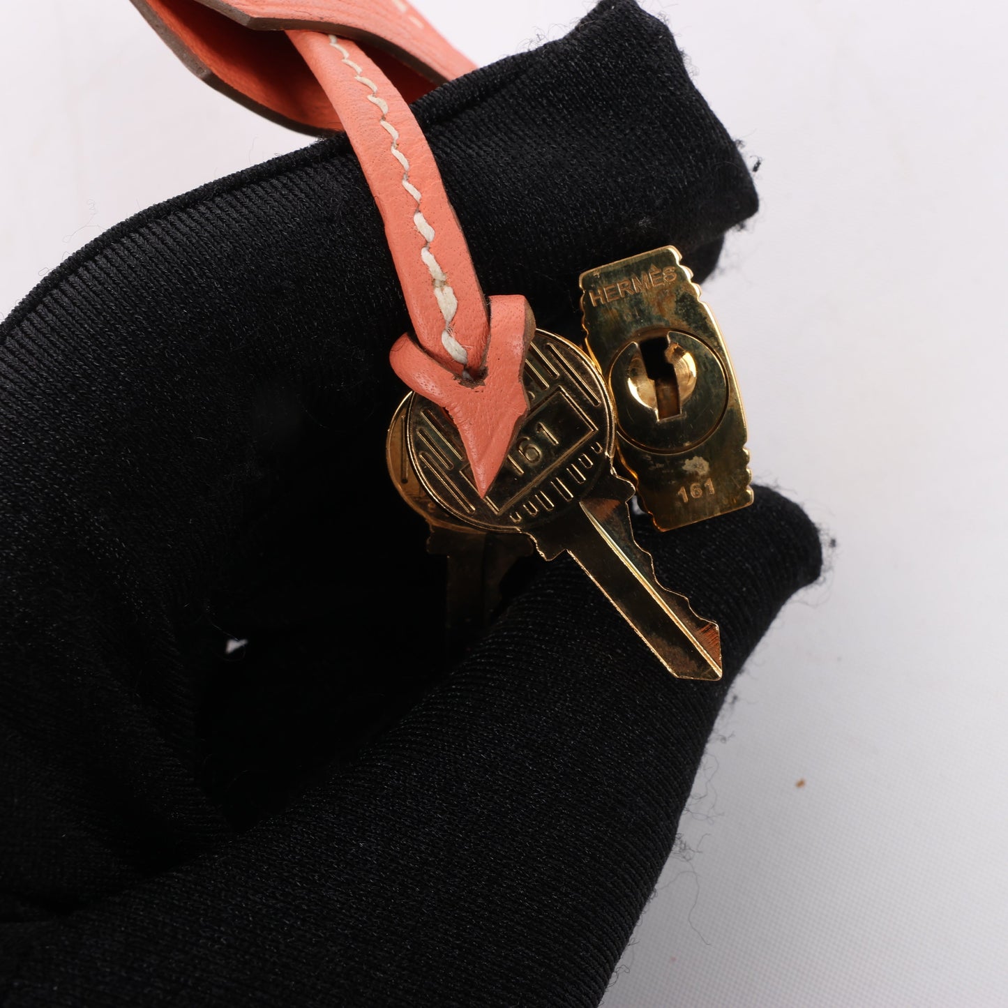 HERMÈS Kelly 28 Taurillon Clemence Pink Gold Metal Fittings Handbag □Q:2013