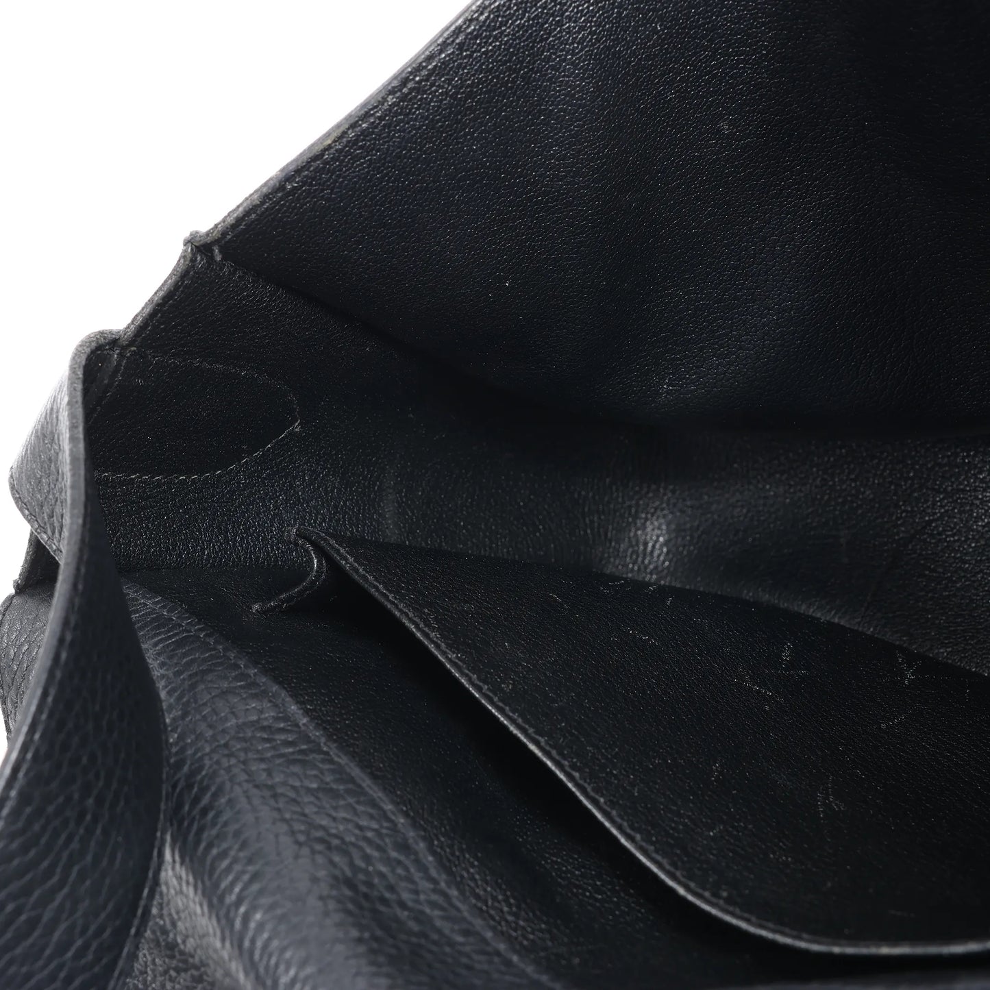 HERMES Steve Caporal 27 Taurillon Clemence in Schwarz und Silber Metallbeschläge Umhängetasche X: 2016