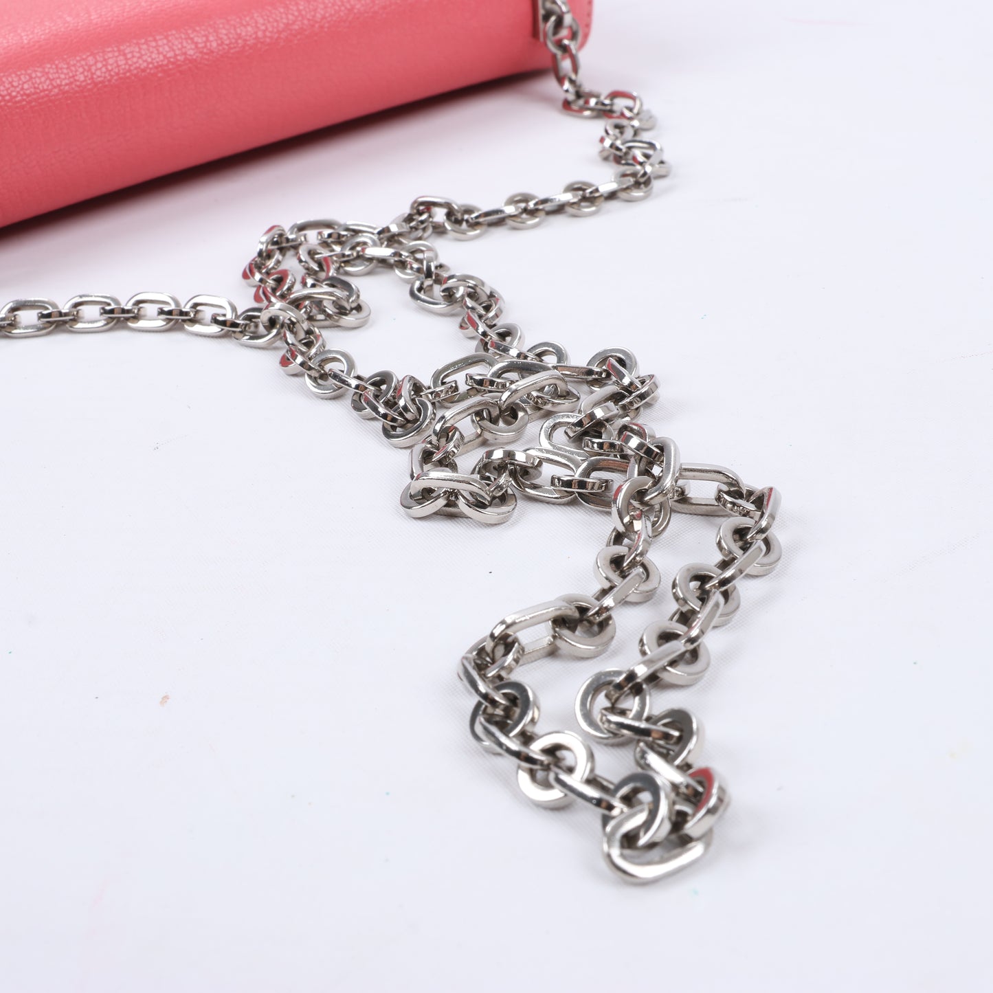 HERMES Verrou Chain Mini Chèvre Mysore Rose Ete Shoulder Bag Silver Metal Fittings C: 2018